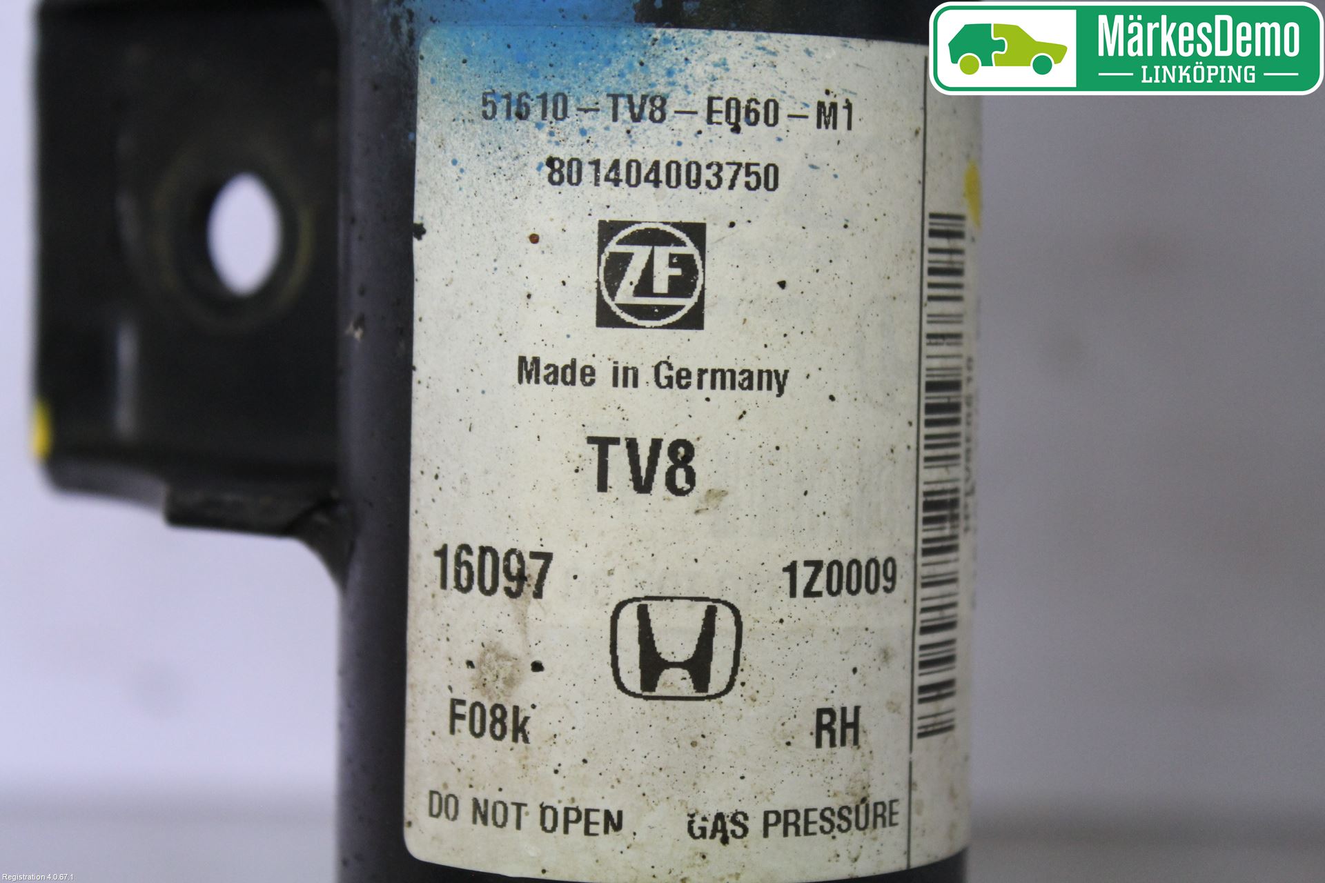 Honda CIVIC 12-16 Fjærbein Foran Høyre