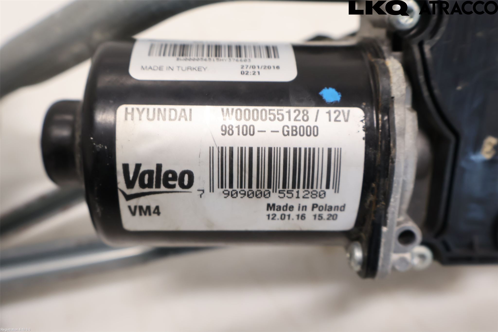 Hyundai i20 GB 15-20 Viskermotor Frontrute