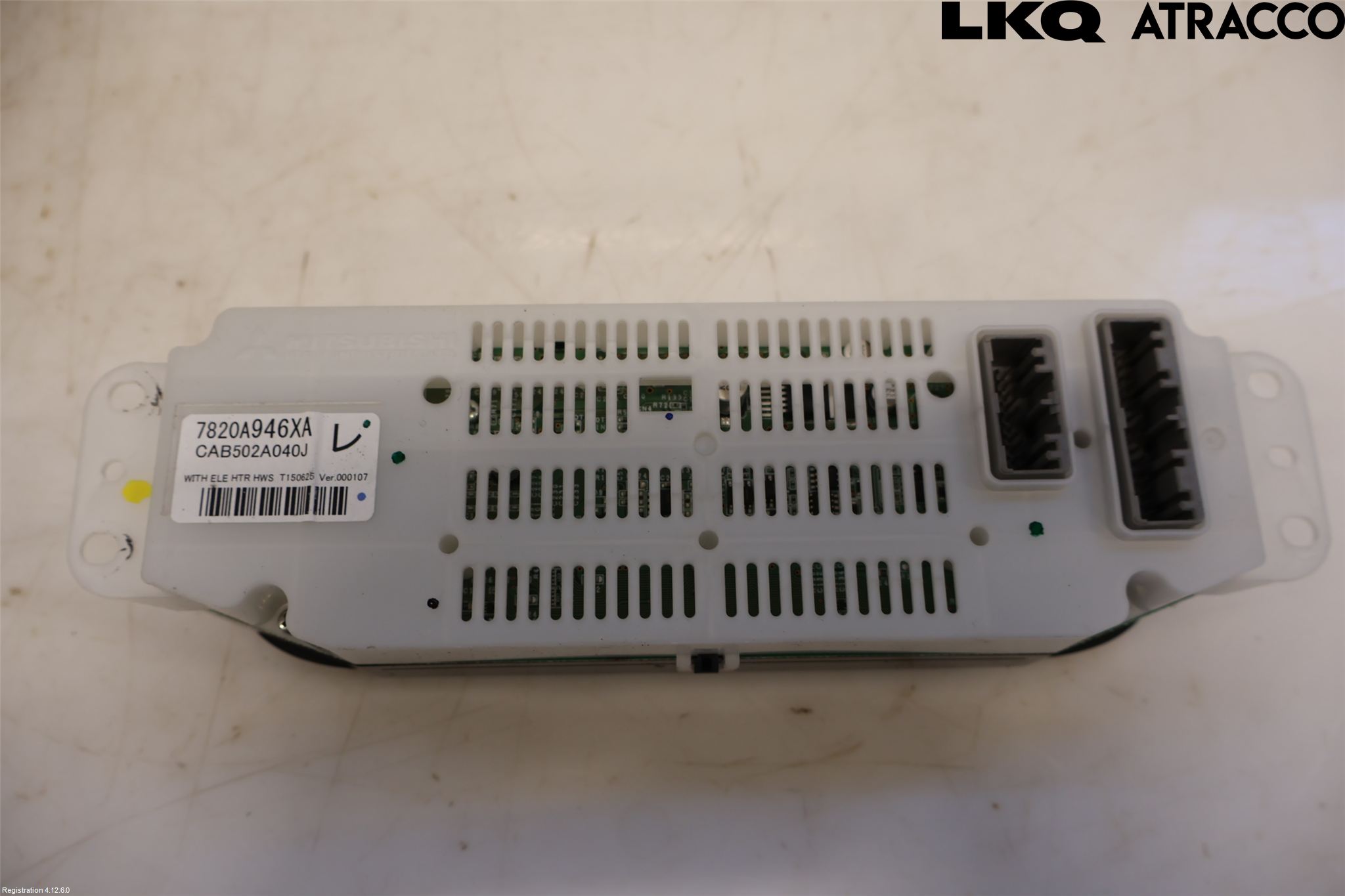 Mitsubishi OUTLANDER 13-21 Varme Ac Betjening-Display