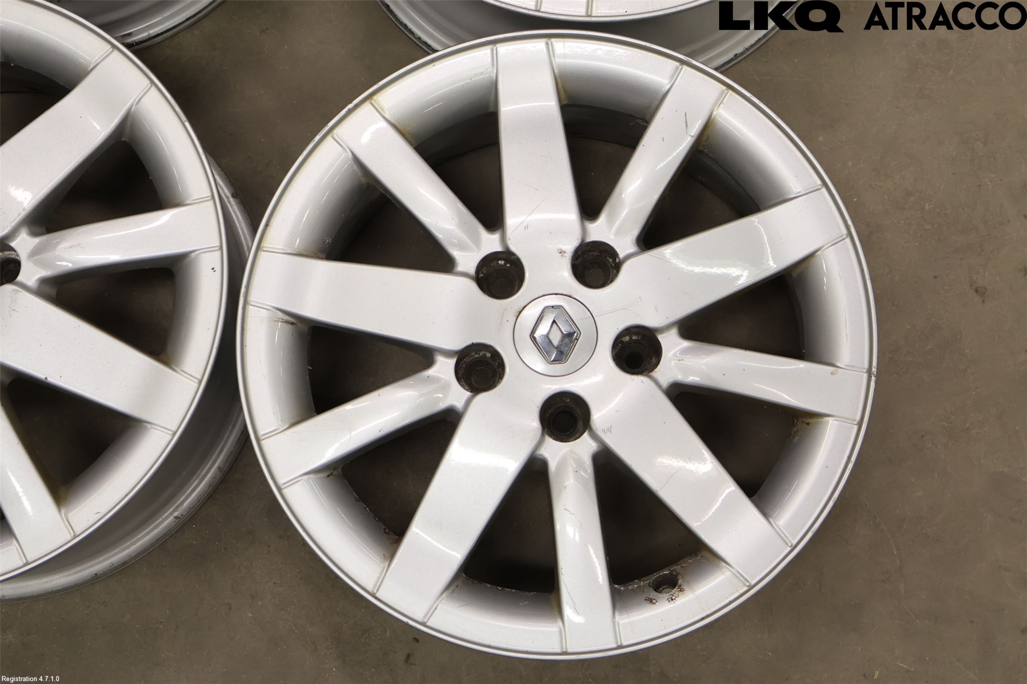 Renault MEGANE III 09-15 Felg Aluminium Sett 4Stk