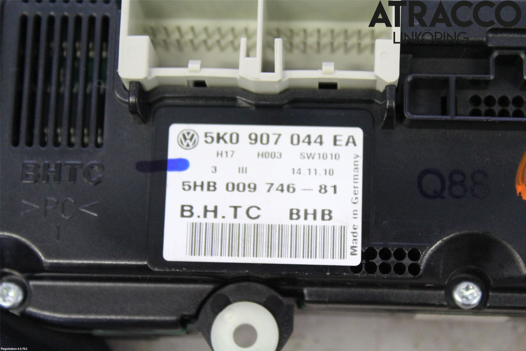 Volkswagen VW TIGUAN 07-16 Varme Ac Betjening-Display