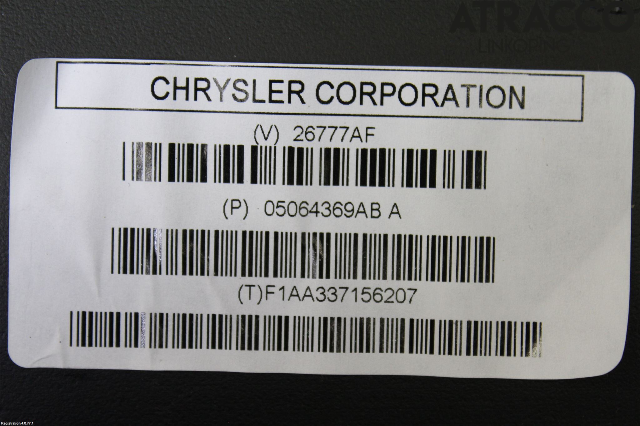 Dodge PICK UP RAM 81- Innr Høyttaler