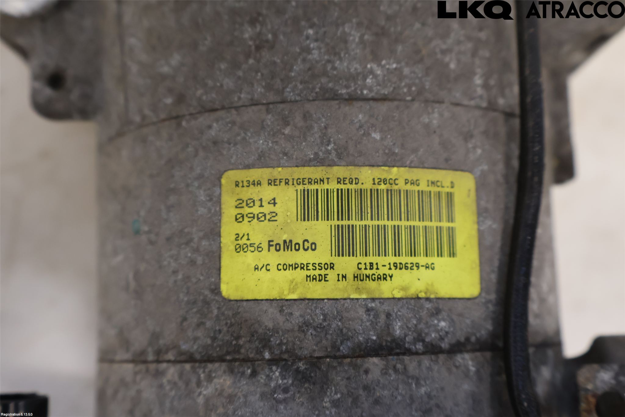 Ford FIESTA 13-17 Varme Ac Kompressor