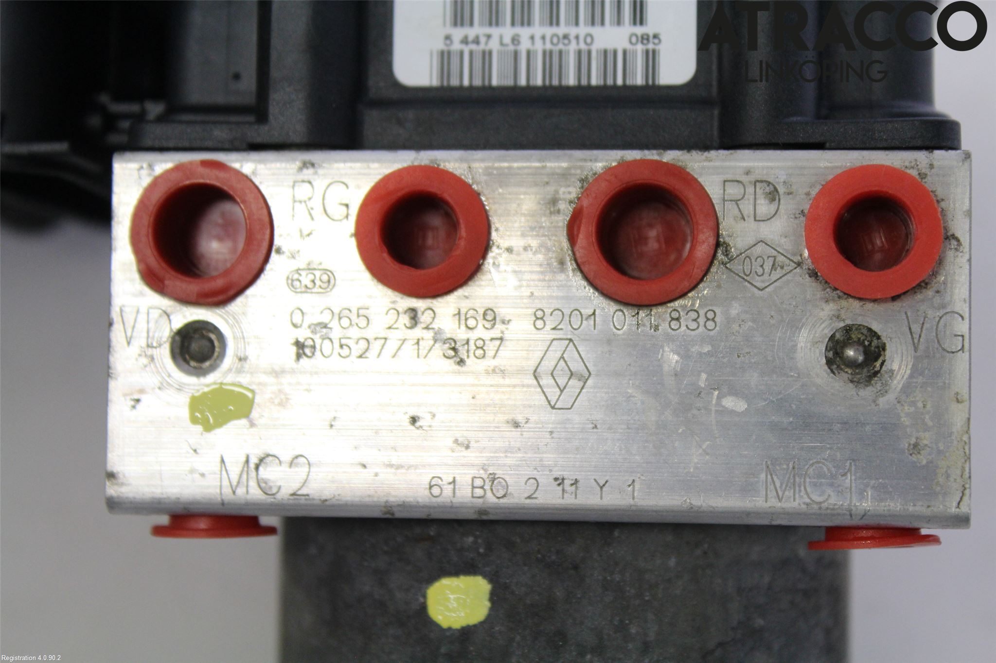 Renault KANGOO II 08-14 Abs Hydraulikkaggregat