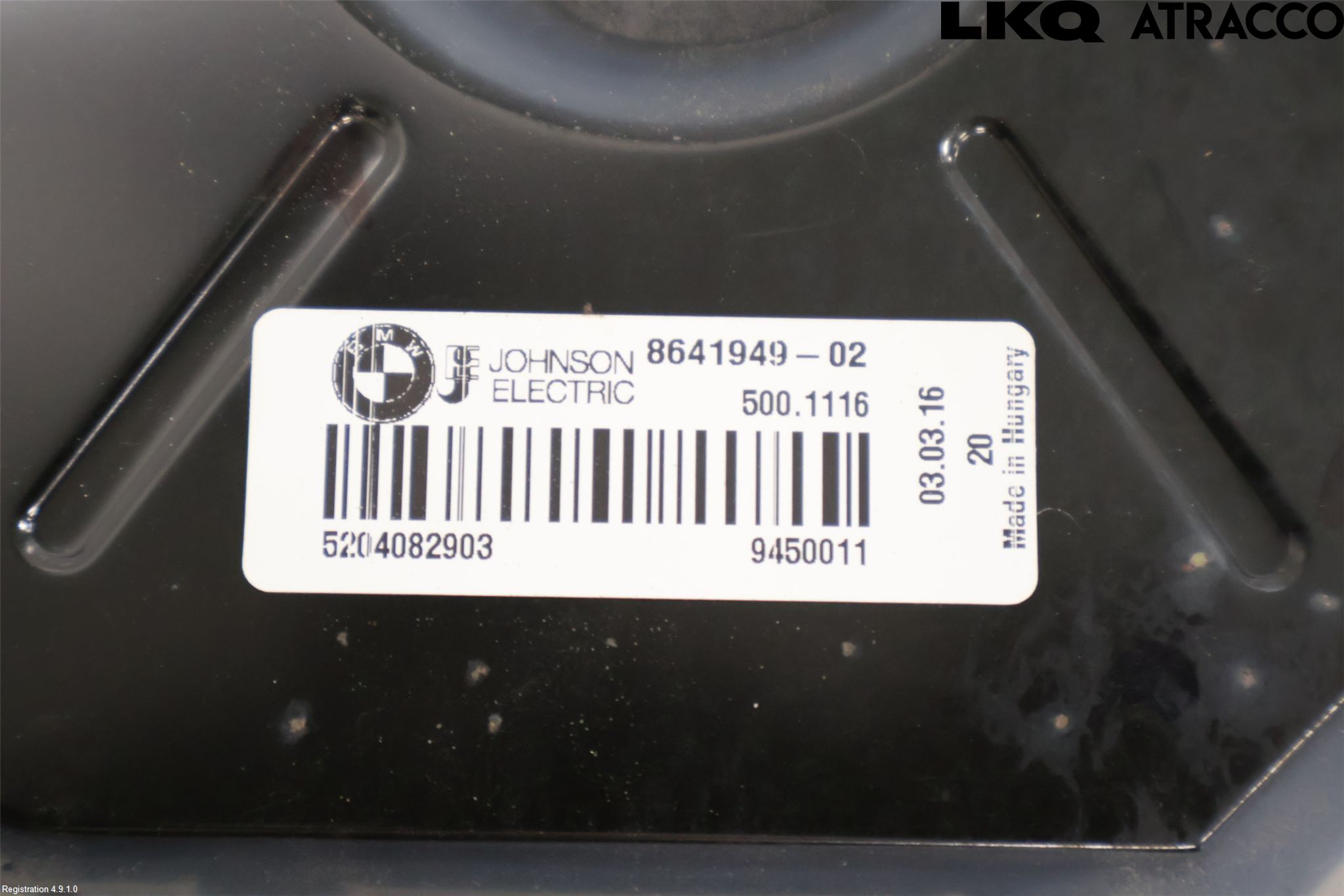 BMW i3 I01 13-22 Kjølevifte Elektrisk