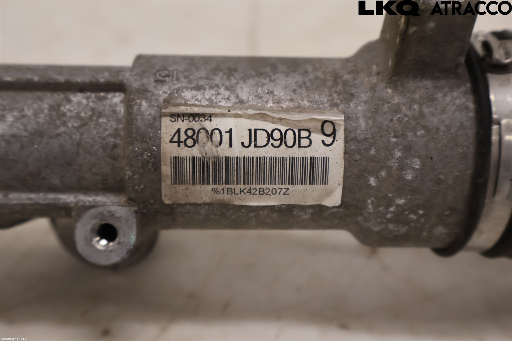 Nissan QASHQAI+2  10-14 Servo Snekke - Tannstang