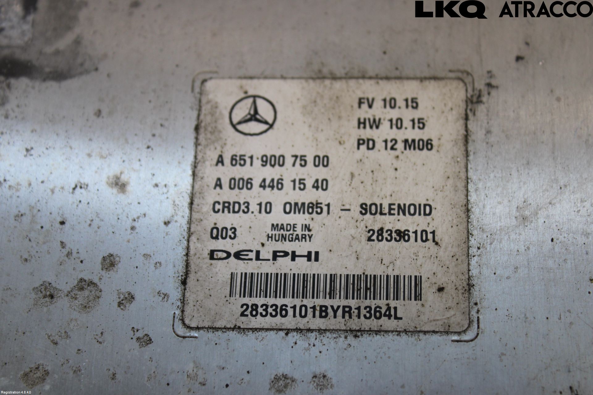 Mercedes-Benz MB E-KLASS (W212) 09-16 Styreenhet Dieselpumpe