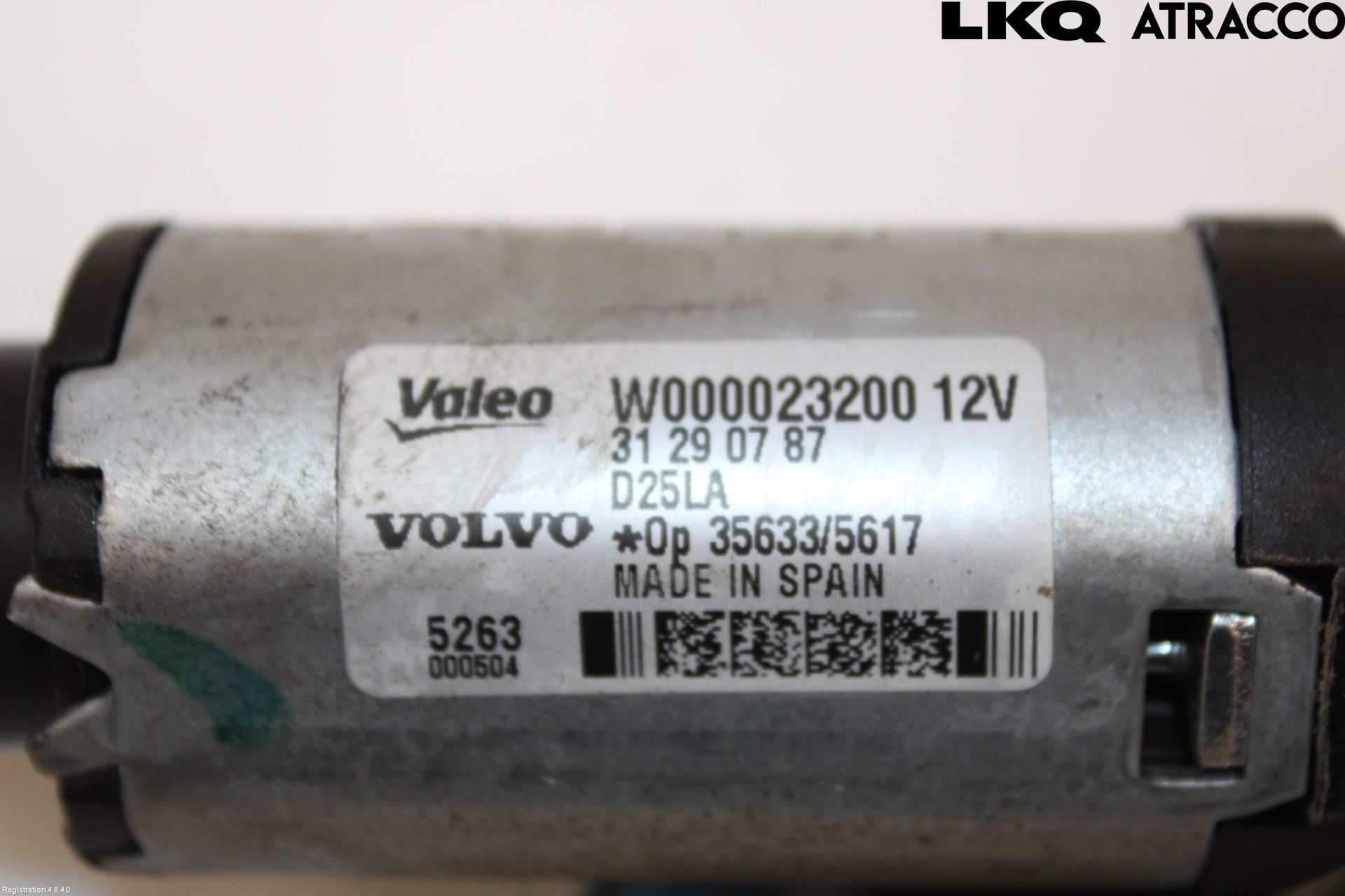 Volvo V70 14-16 Viskermotor Bakluke