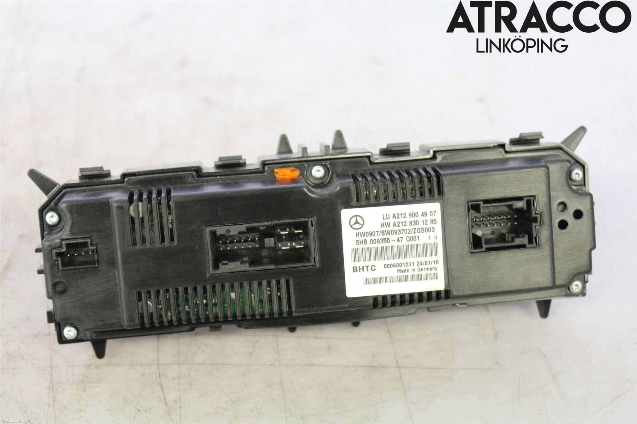 Mercedes-Benz MB E-KLASS (W212) 09-16 Varme Ac Betjening-Display