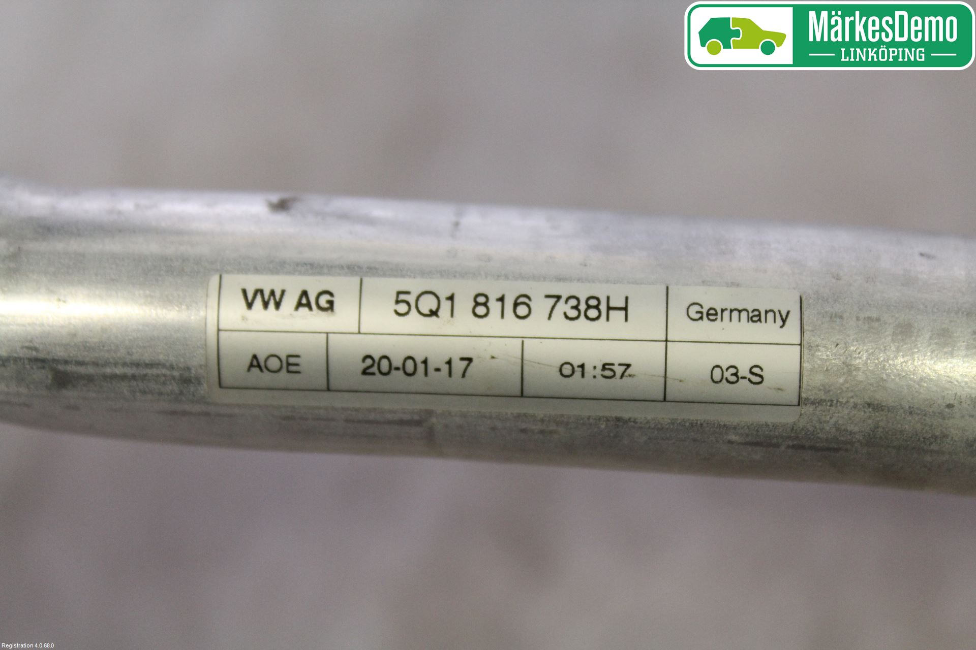 Volkswagen VW GOLF / E-GOLF VII 13-20 Varme Ac Slange - Rør