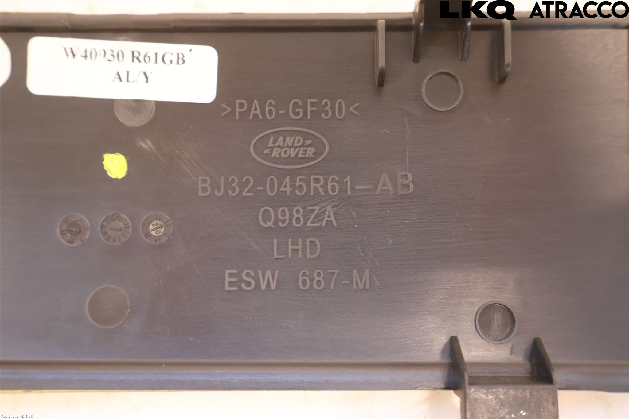 Landrover LAND ROVER RANGE ROVER EVOQUE (L538) 11-18 Innr Dekor Instrbord