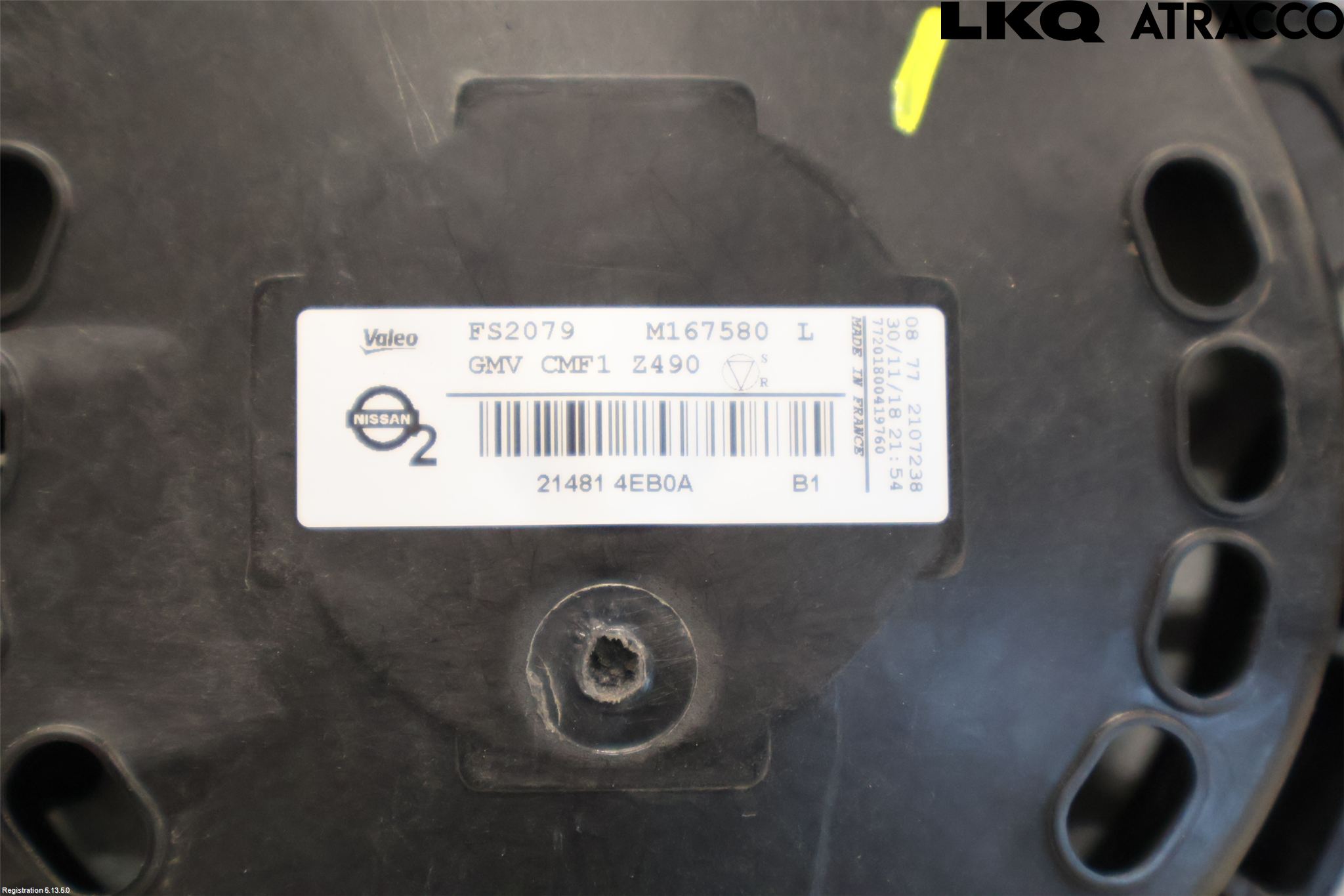 Nissan QASHQAI 17-21 Kjølevifte Elektrisk