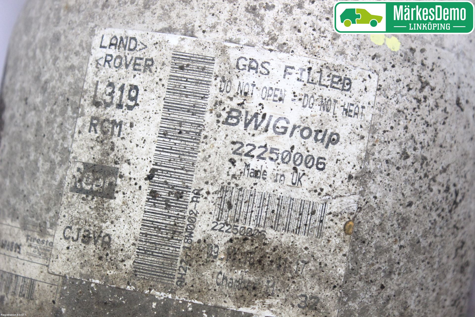 Landrover LAND ROVER DISCOVERY 4 10-16 Støtdemper Bak