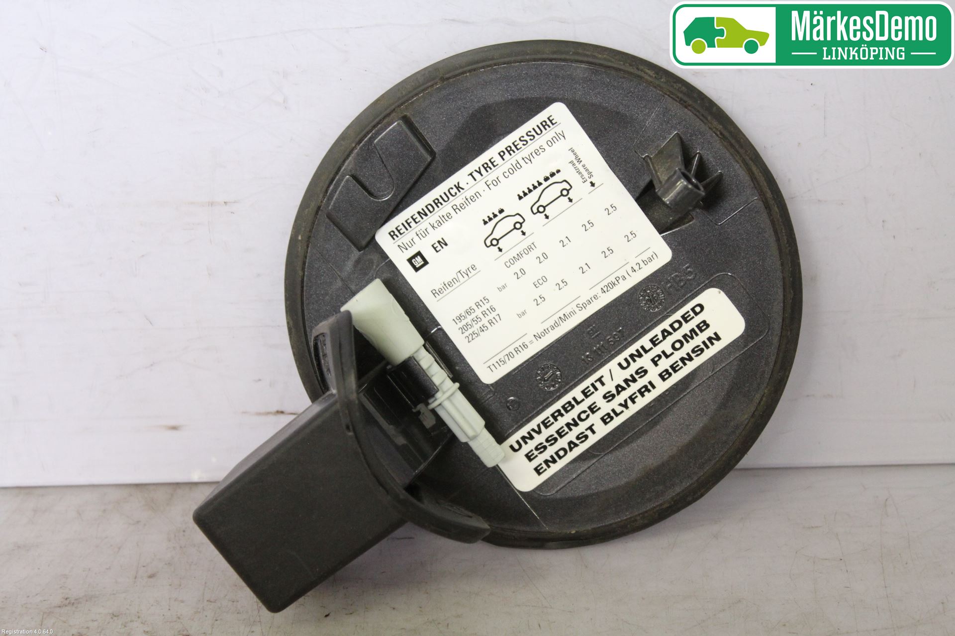 Opel ASTRA H 04-12 Drivstoff Tankluke