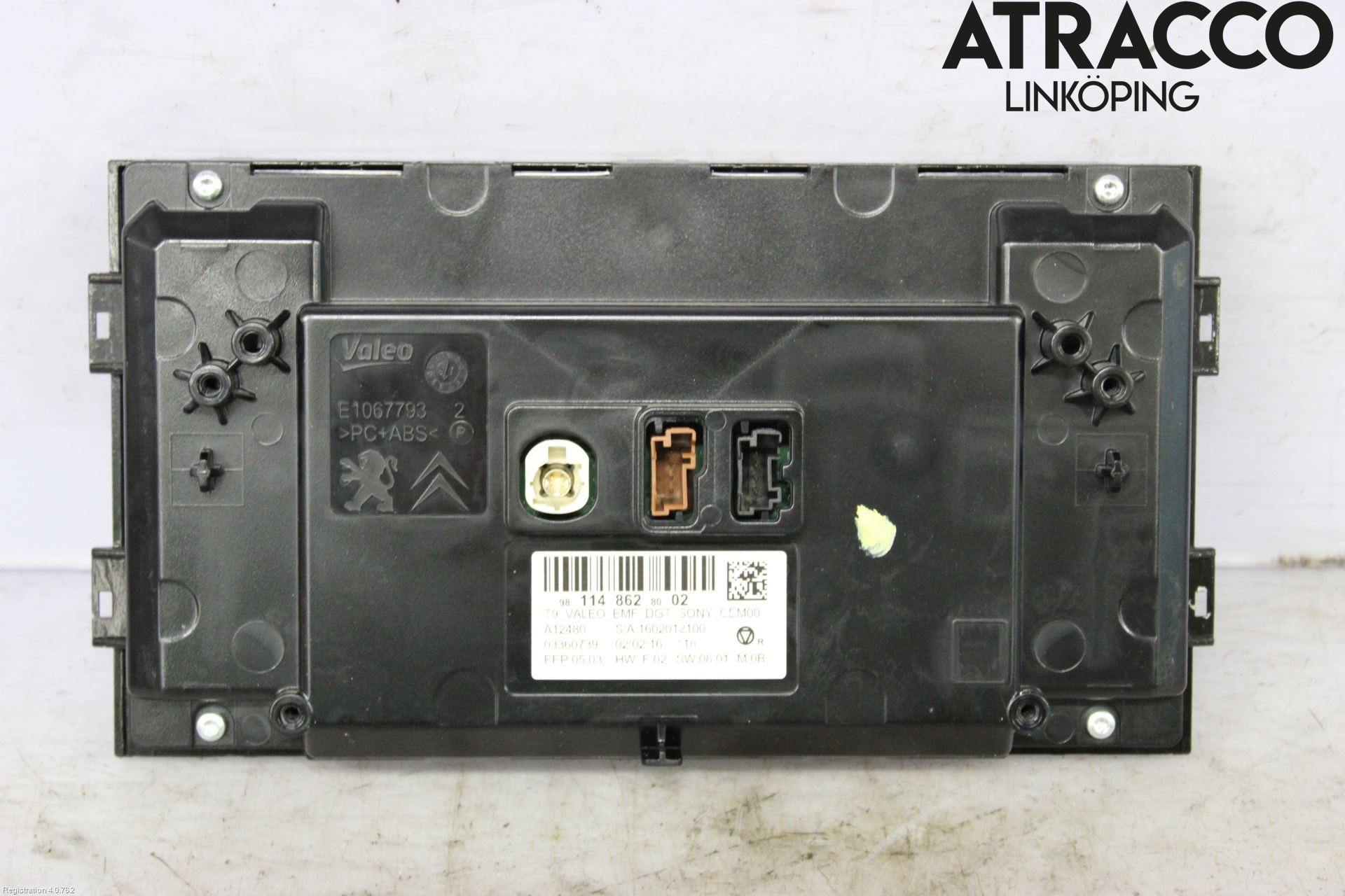 Peugeot 308 14-21 Multifunktionsdisplay