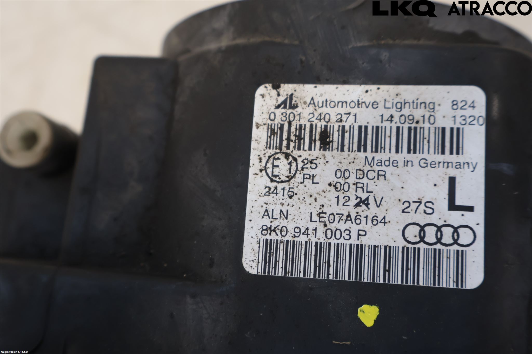 Audi A4/S4 08-11 Frontlykt Venstre