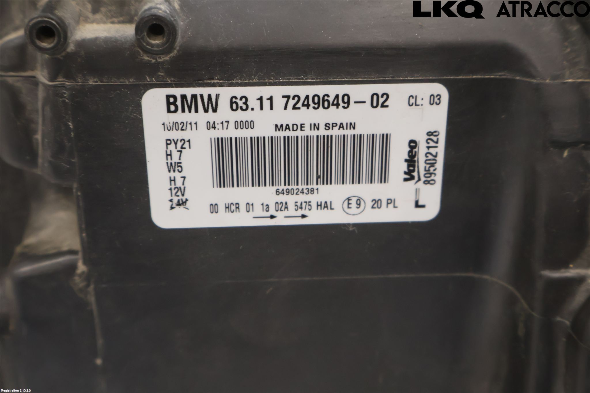 BMW 1 E87/81 5D/3D 03-11 Frontlykt Venstre