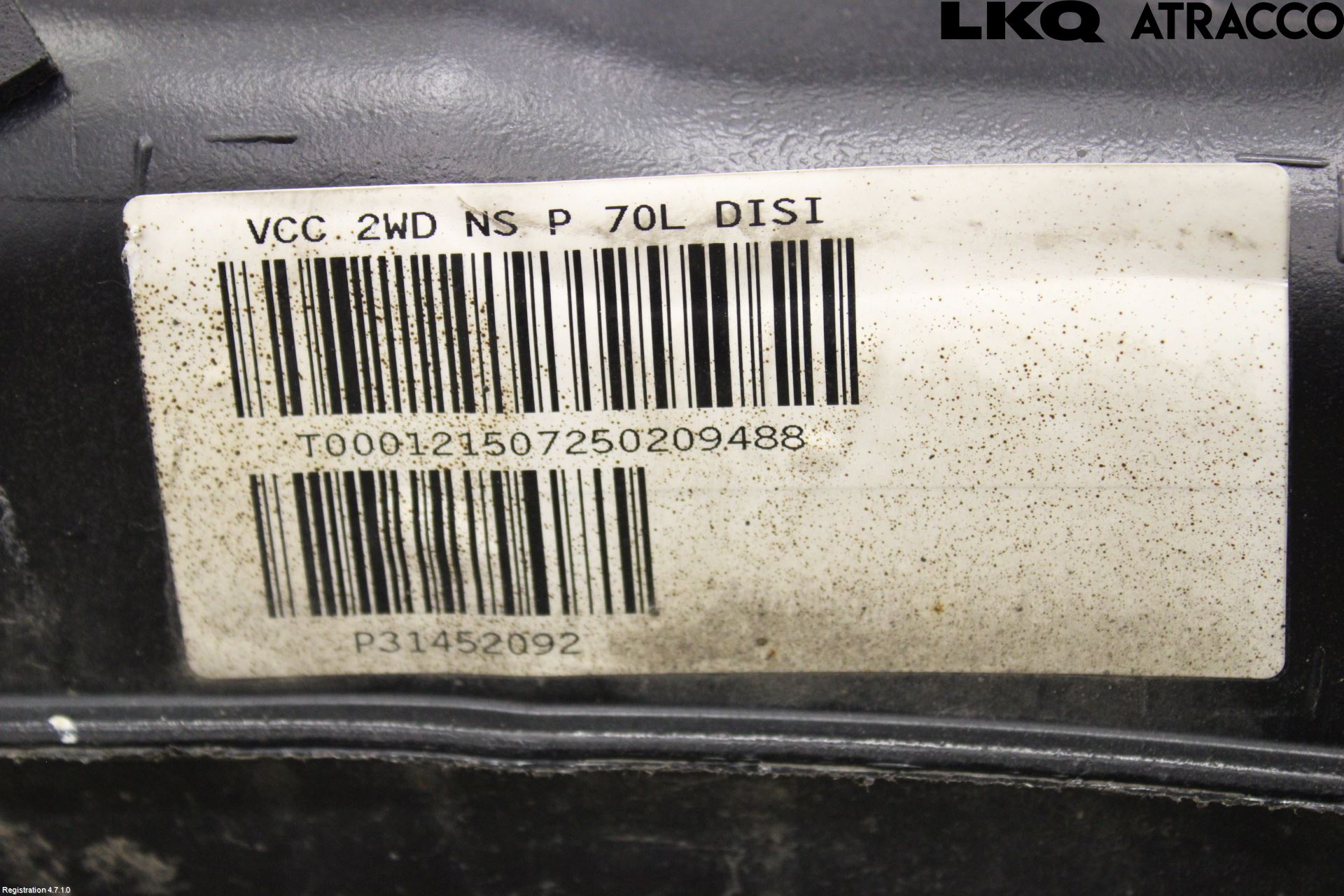 Volvo V70 14-16 Drivstofftank