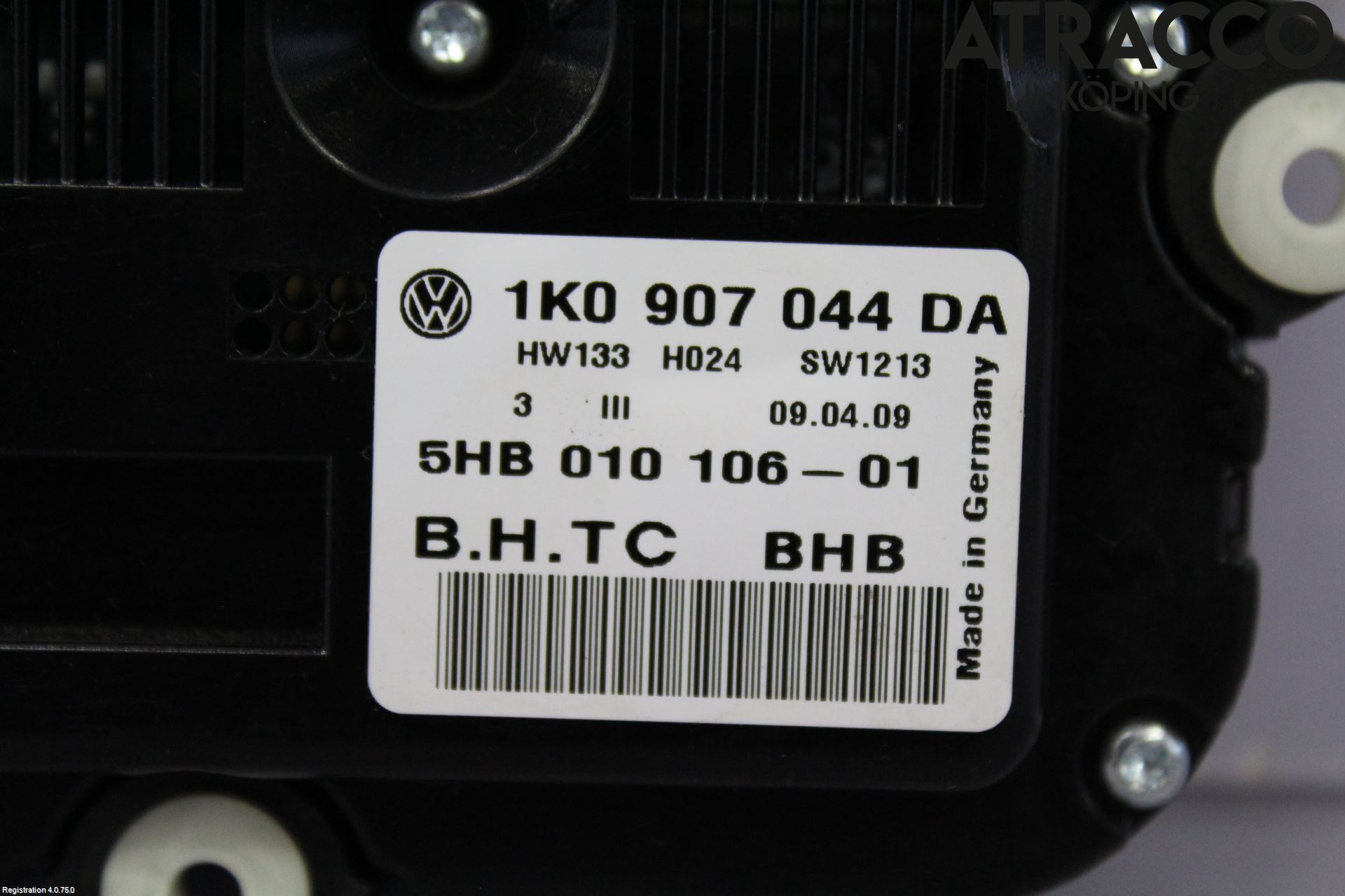 Volkswagen VW GOLF V 04-09 Varme Ac Betjening-Display