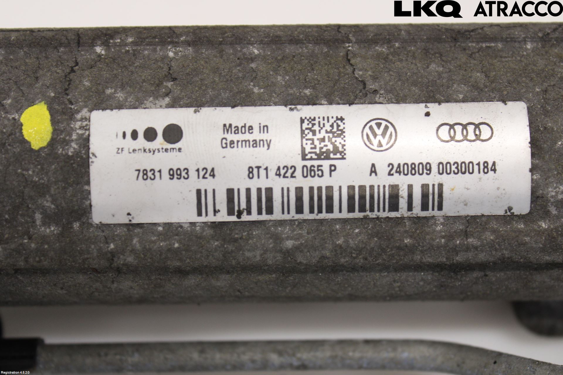 Audi A5 07-16 Servo Snekke - Tannstang