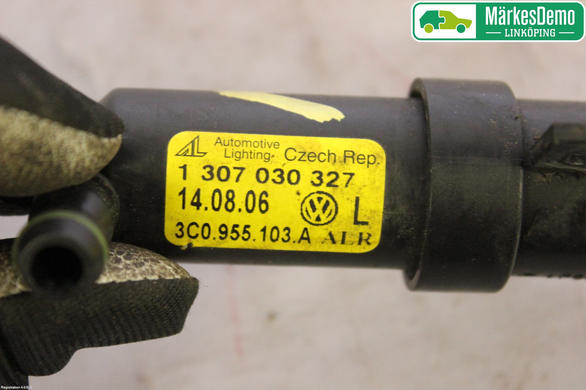 Volkswagen VW PASSAT 05-11 Spylerdyse Frontlykter
