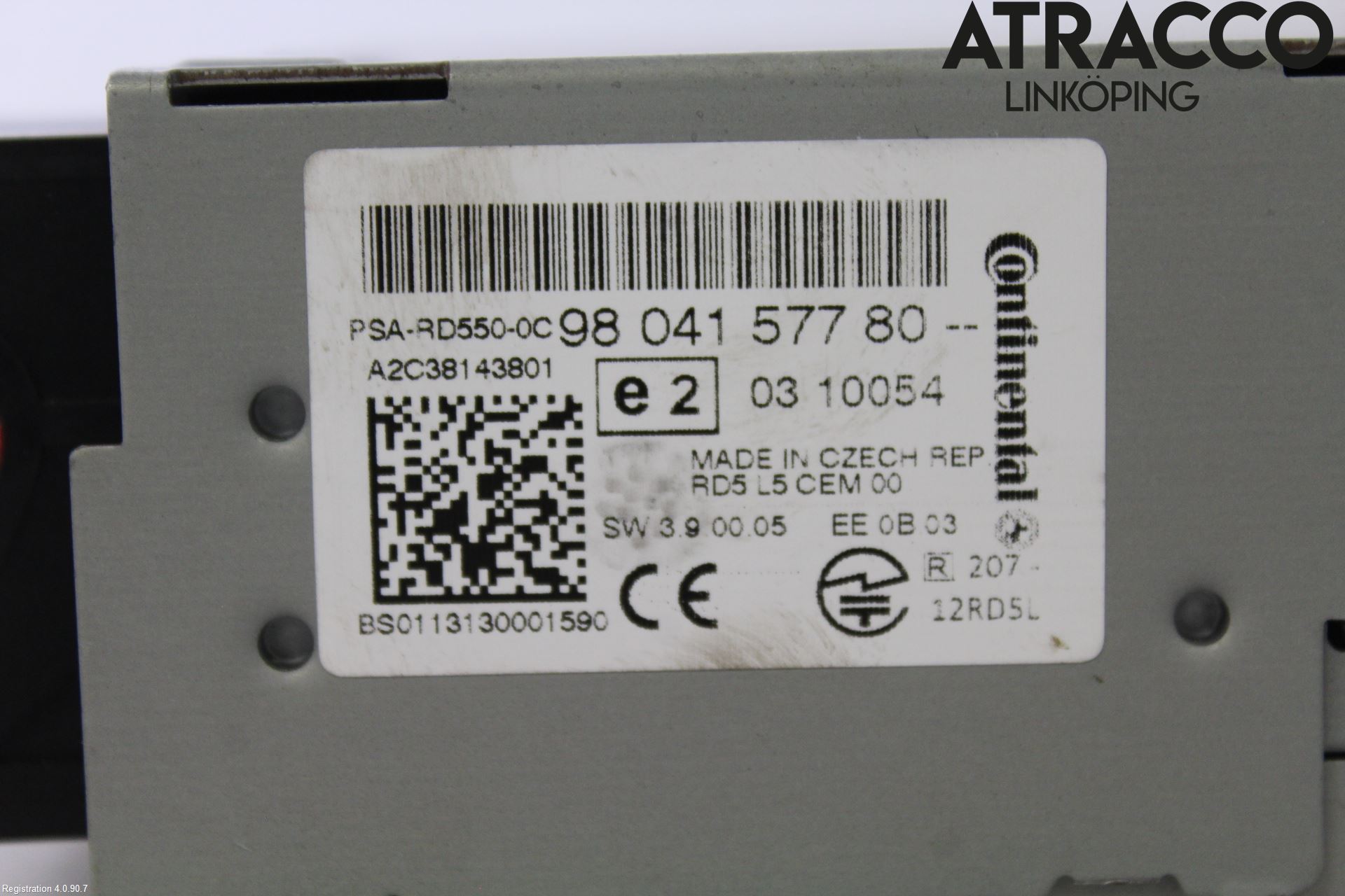 Peugeot 508 11-18 Stereo Radio Med Cd