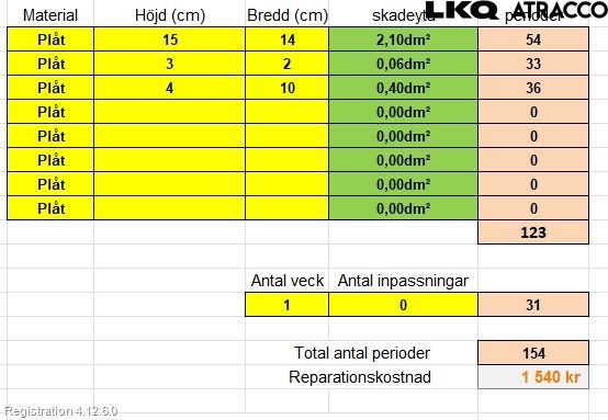 Audi A4 12-15 Dør 4D Foran Høyre