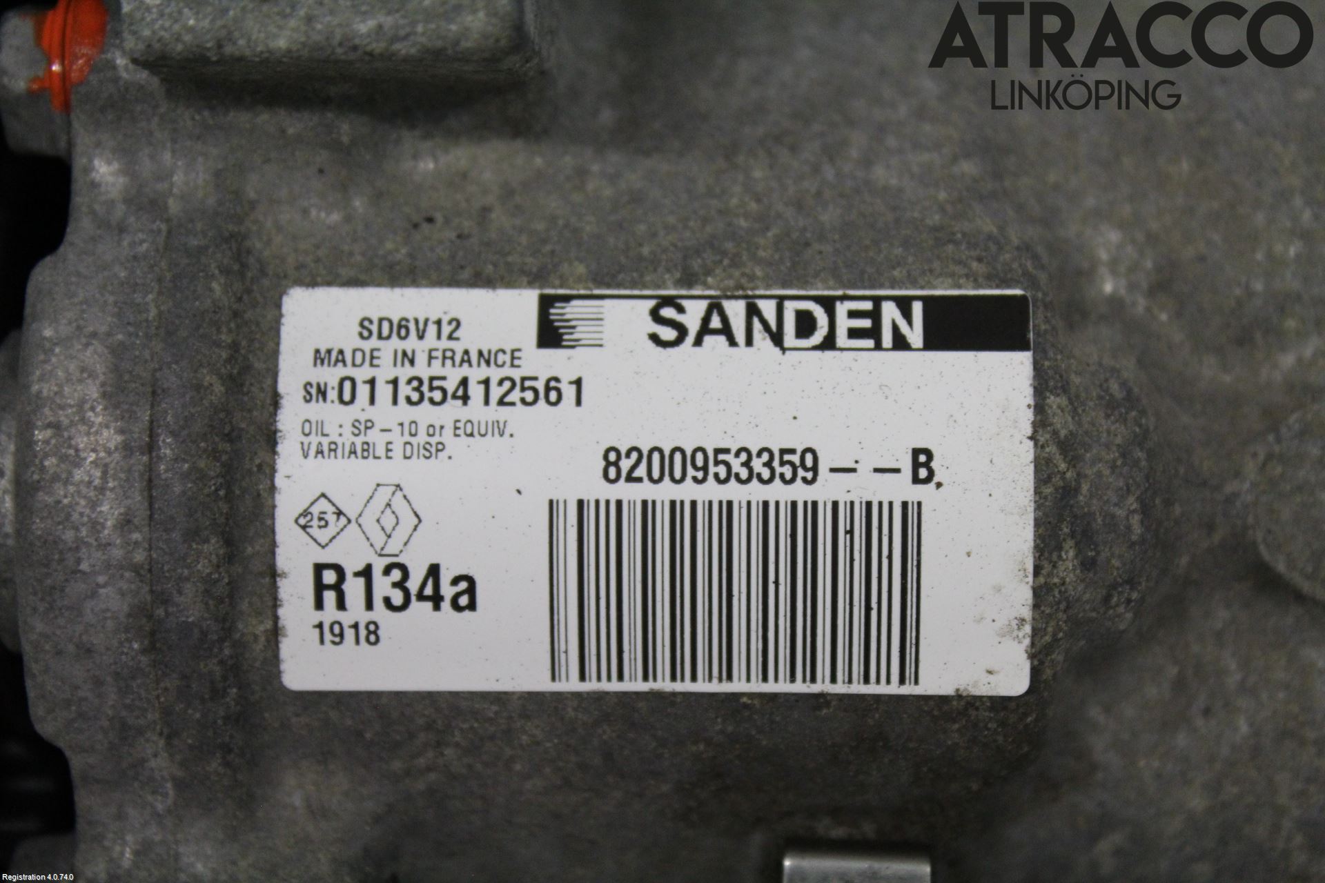 Renault KANGOO II 15-21 Varme Ac Kompressor