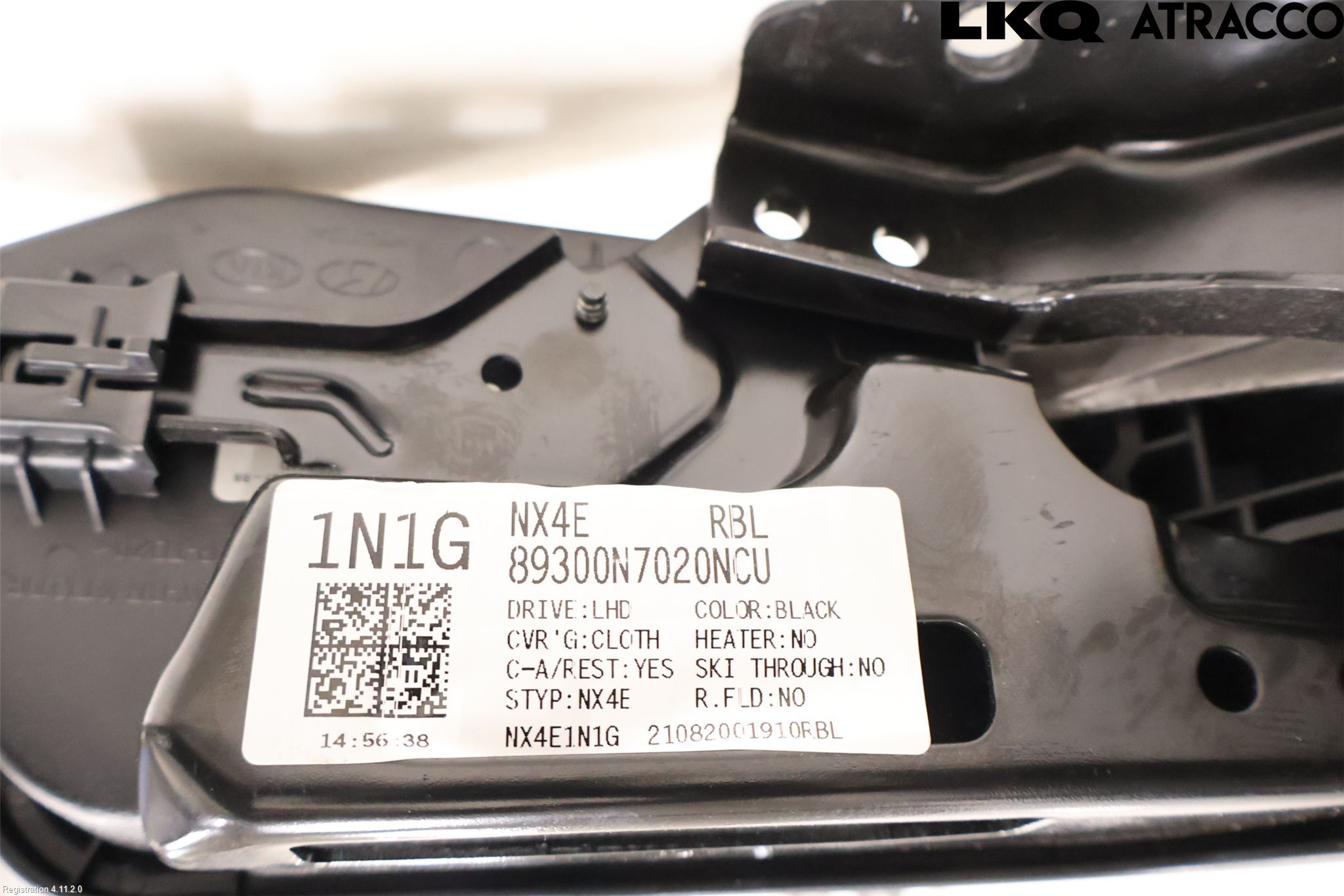 Hyundai TUCSON 05- Innr Sete Bak Seterygg