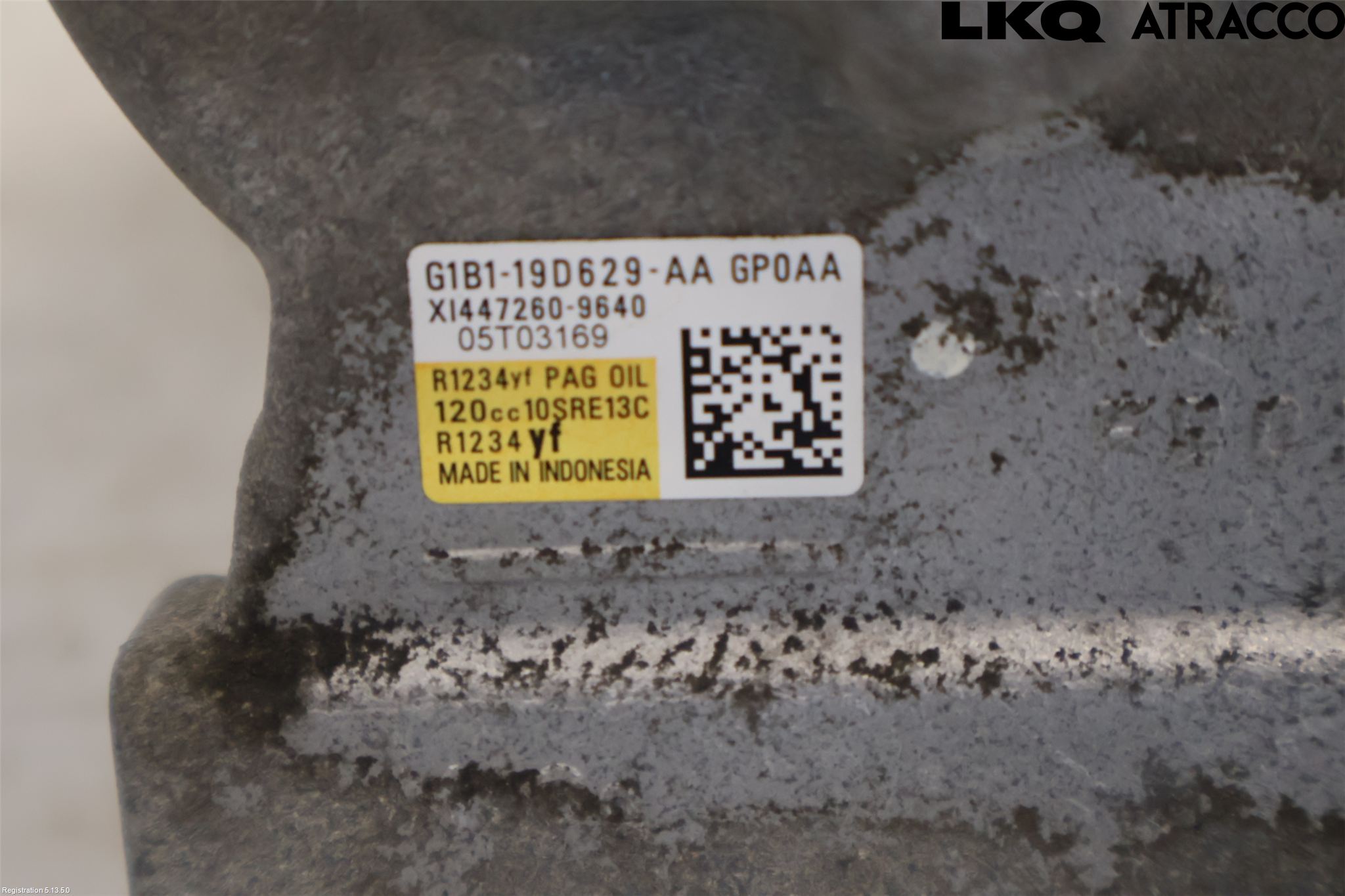 Ford KA+ 16-20 Varme Ac Kompressor