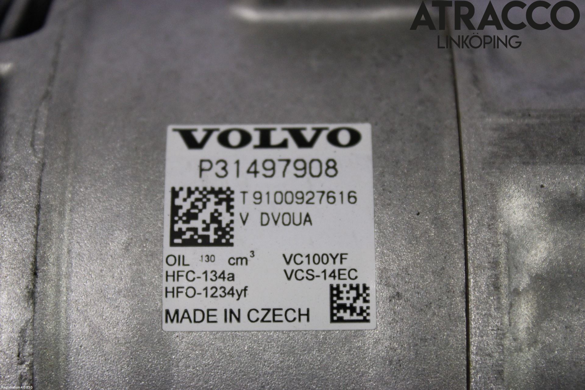 Volvo XC60 18- Varme Ac Kompressor