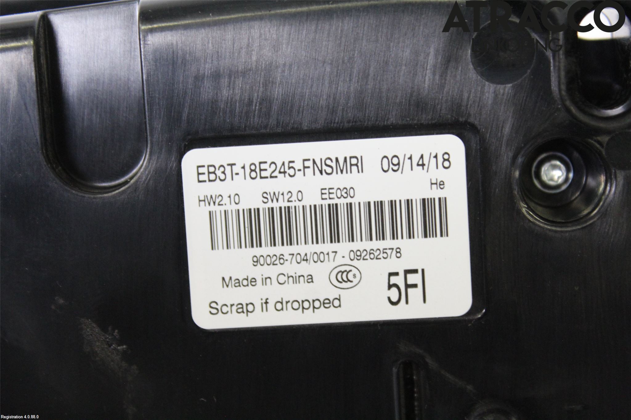Ford RANGER EU 12-23 Varme Ac Betjening-Display