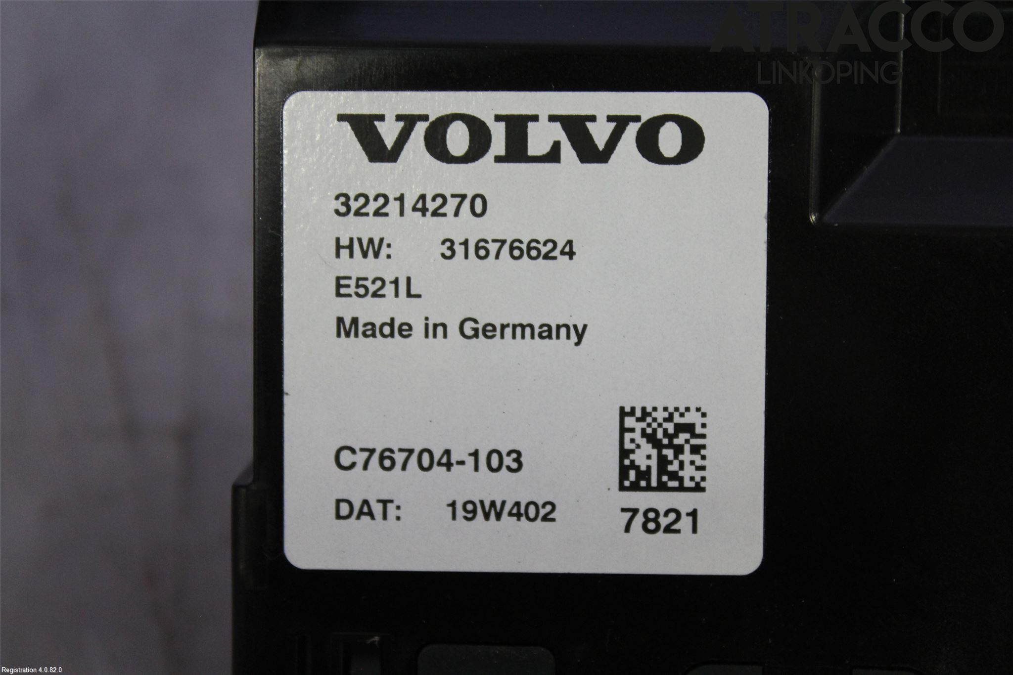 Volvo XC60 18- Styreenhet Bakluke