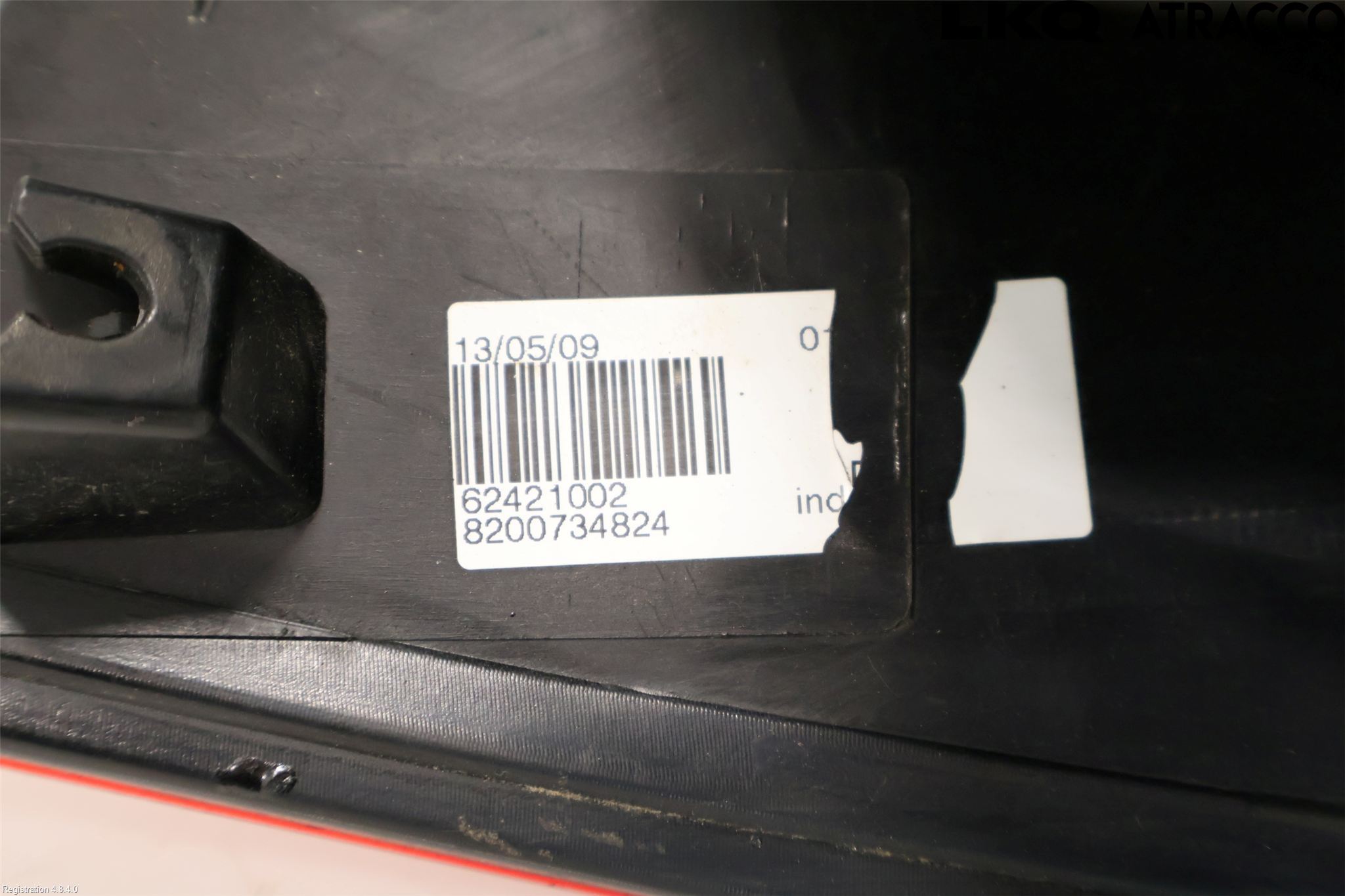 Dacia SANDERO 09-13 Baklykt Høyre