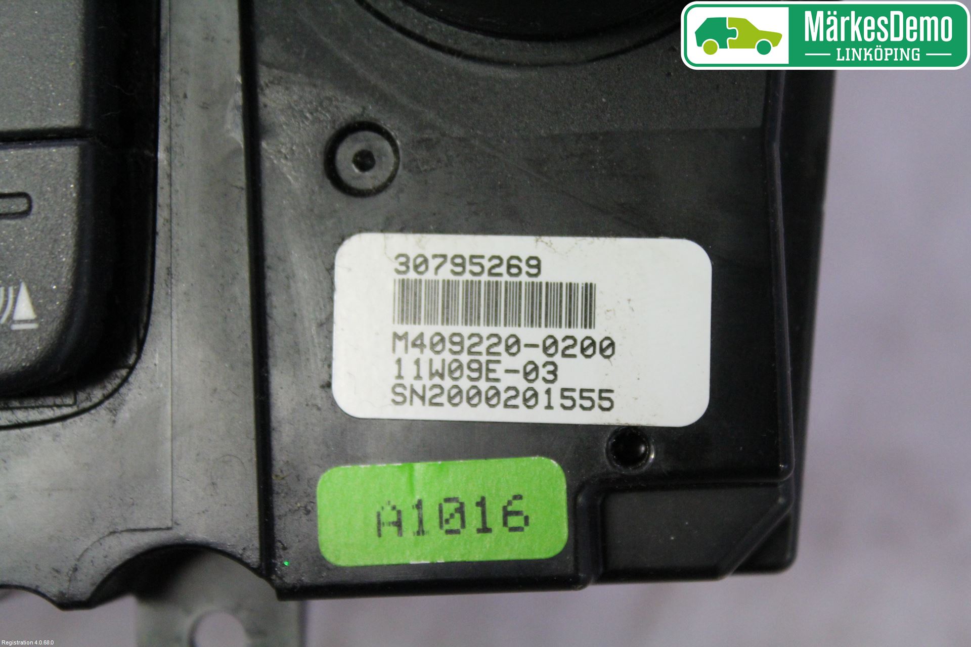 Volvo V60 11-13 Varme Ac Betjening-Display