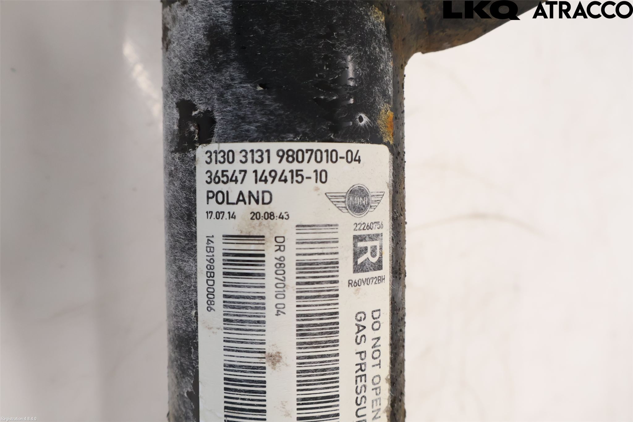 Mini COUNTRYMAN R60 11-16 Fjærbein Foran Høyre
