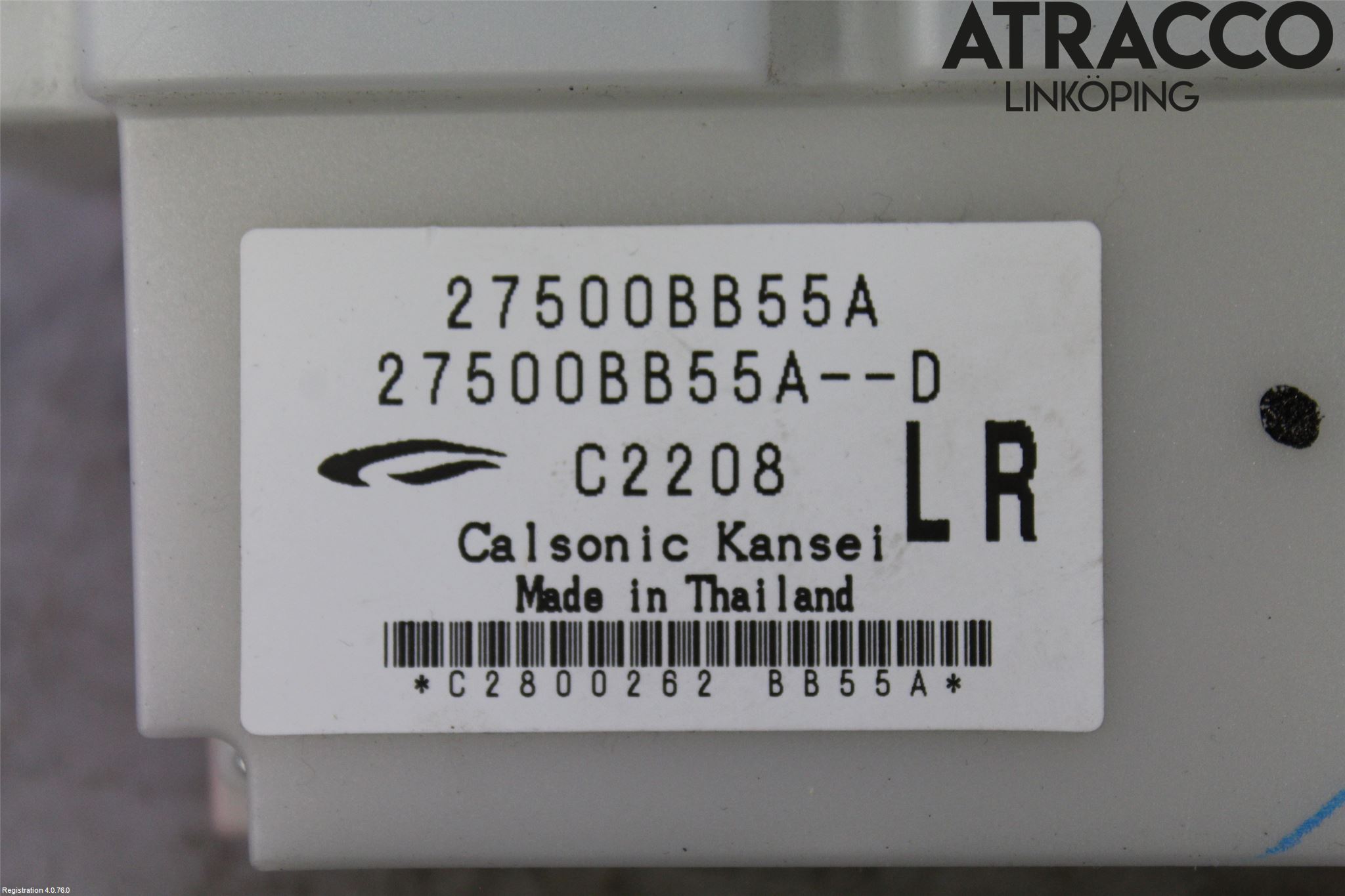 Nissan QASHQAI 10-14 Varme Ac Betjening-Display