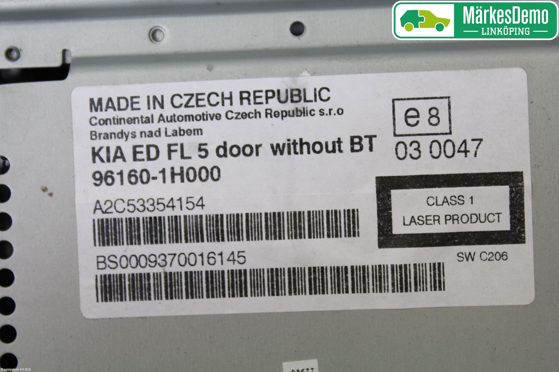 Kia CEED 06-12 Stereo Radio Med Cd