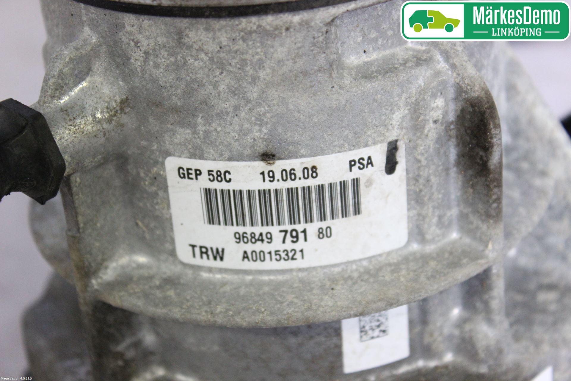 Peugeot 308 08-13 Servostyring Eletrisk Pumpe