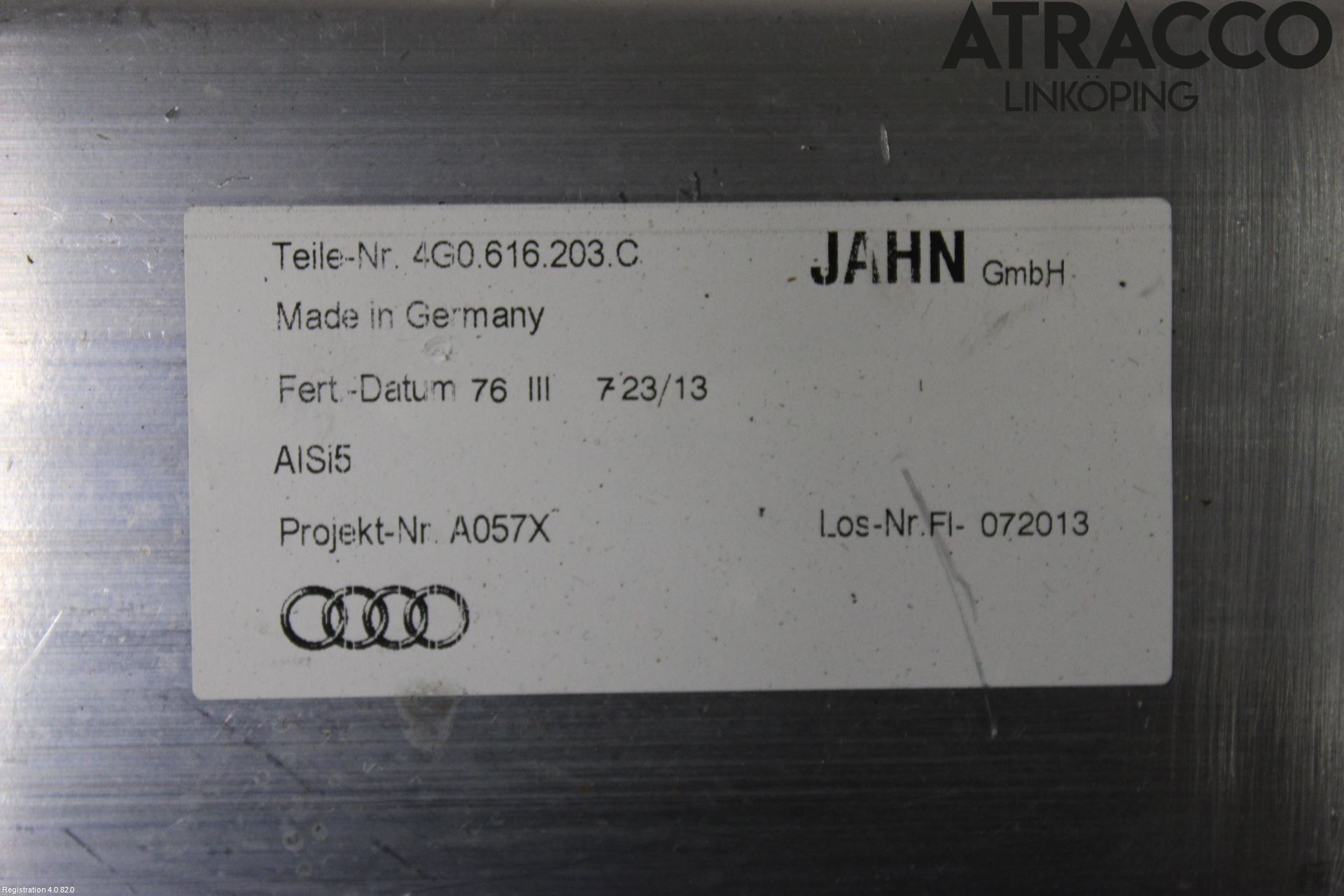 Audi A6 ALLROAD 12-18 Nivå/Lufrfrändring Trycktank