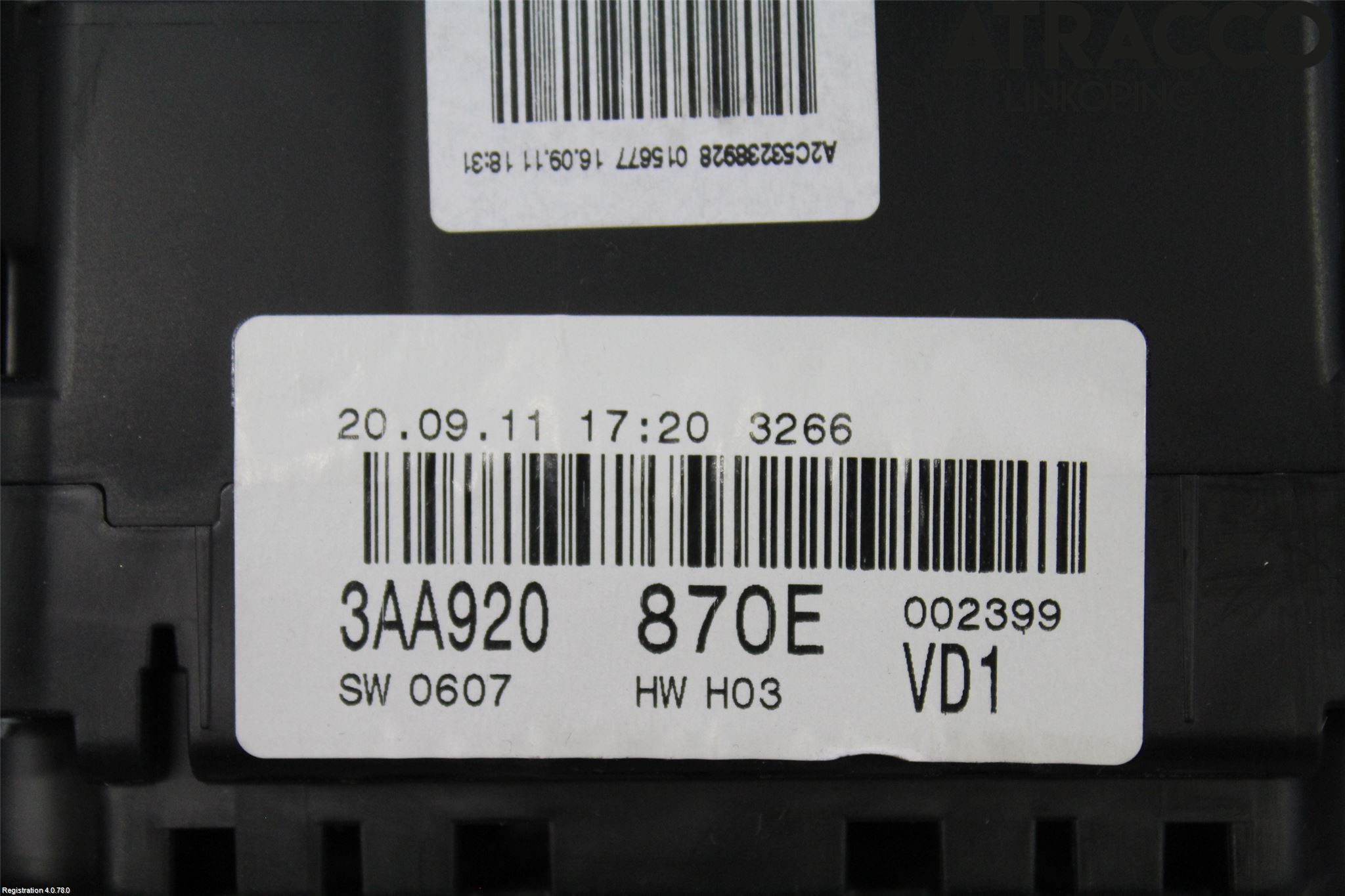 Volkswagen VW PASSAT 11-14 Instr Kombinert