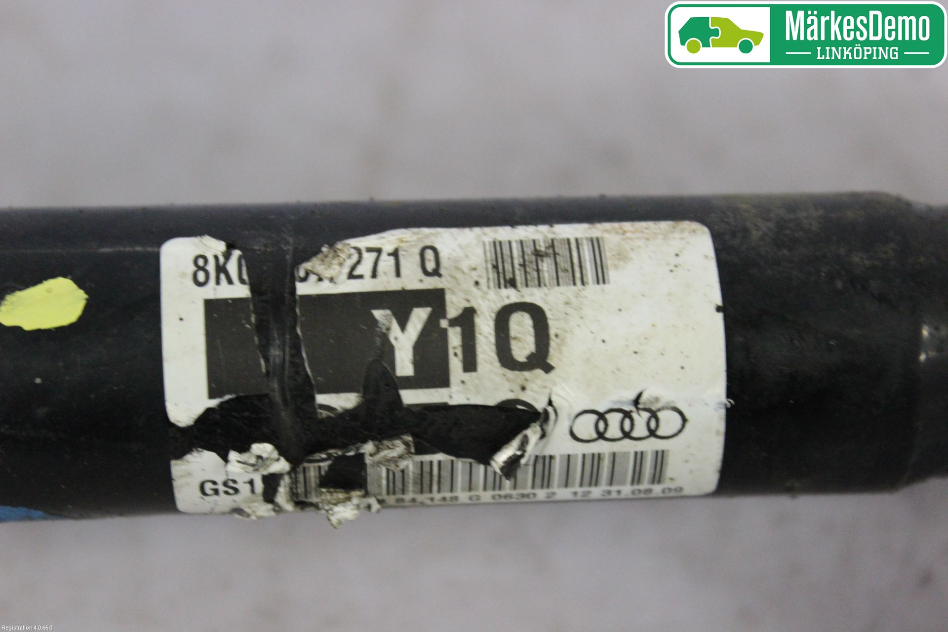 Audi A5 07-16 Drivaksel Foran Kompl Høyre
