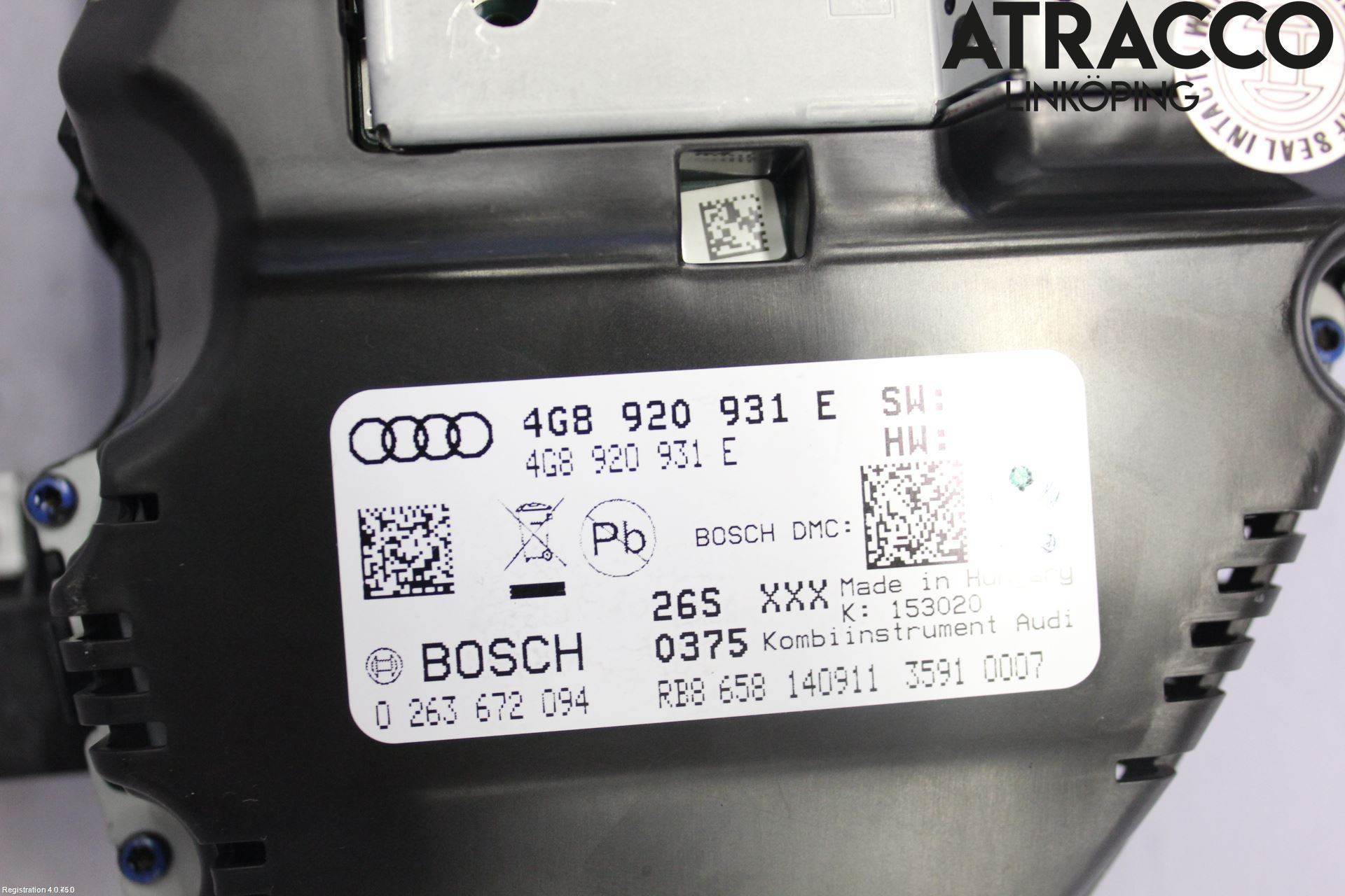 Audi A6/S6 4G 11-18 Instr Kombinert