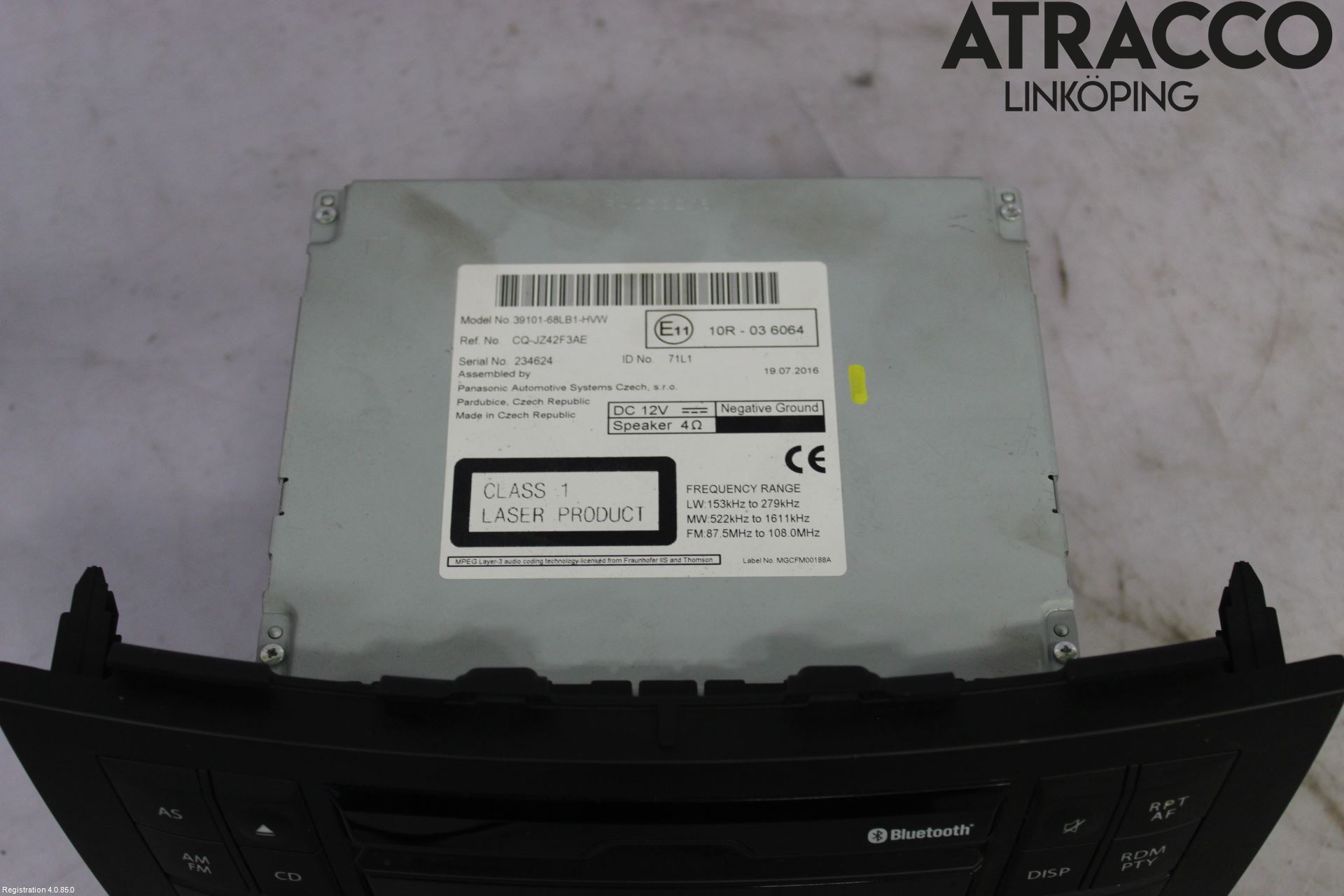 Suzuki SWIFT 11-16 Stereo Radio Med Cd