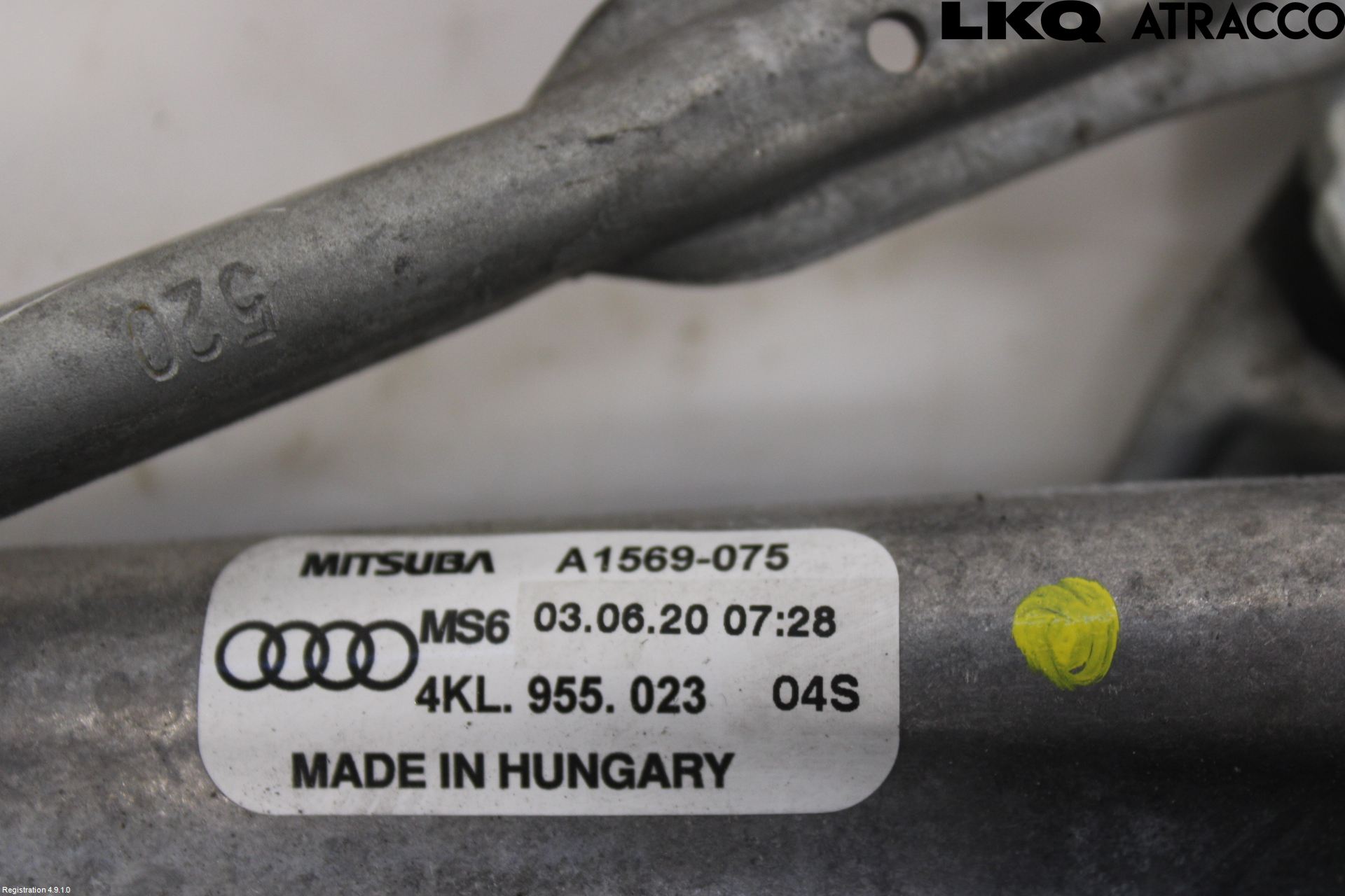 Audi E-TRON, S GE 19- Viskeroverføring Frontrute