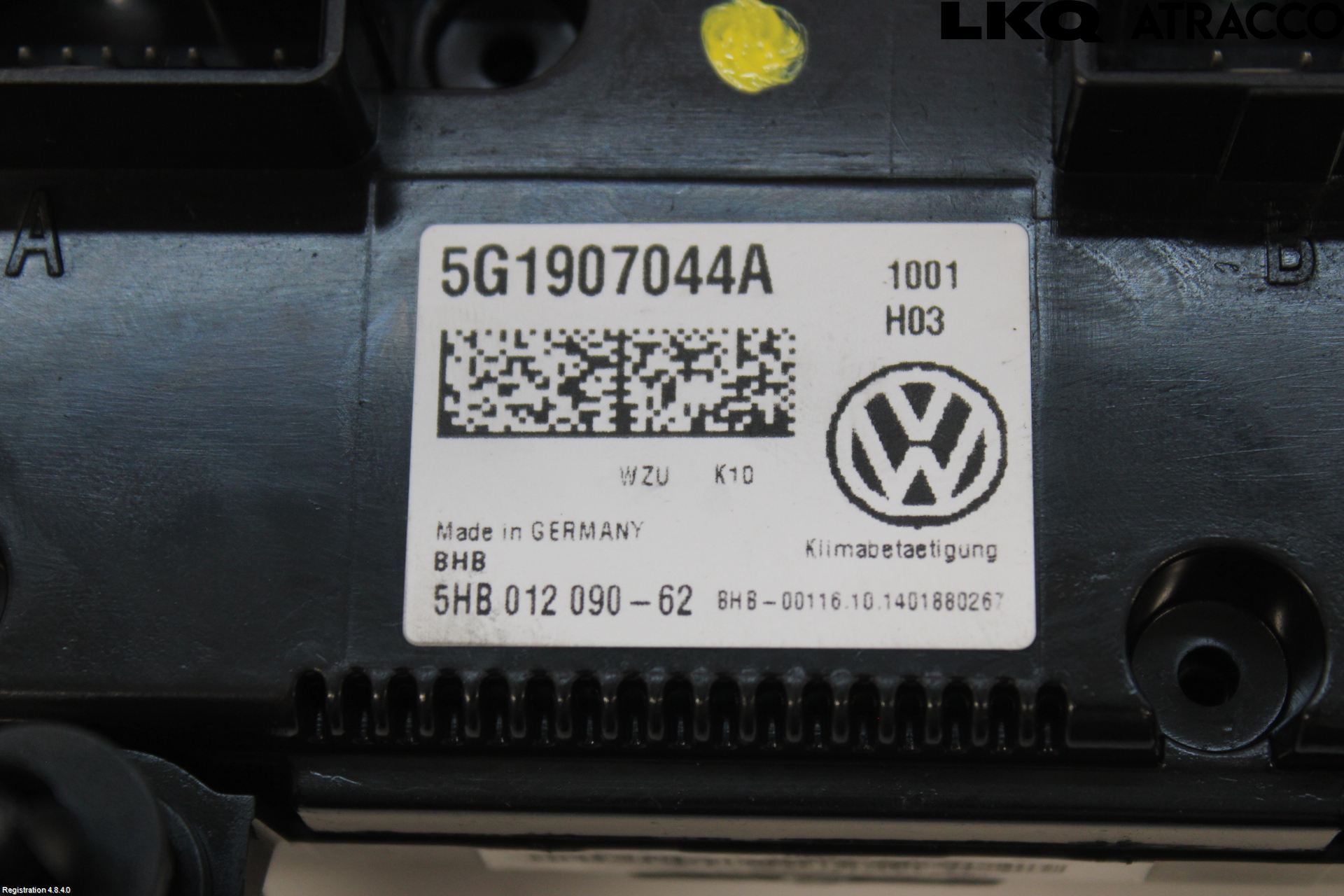 Volkswagen VW PASSAT 15-19 Varme Ac Betjening-Display