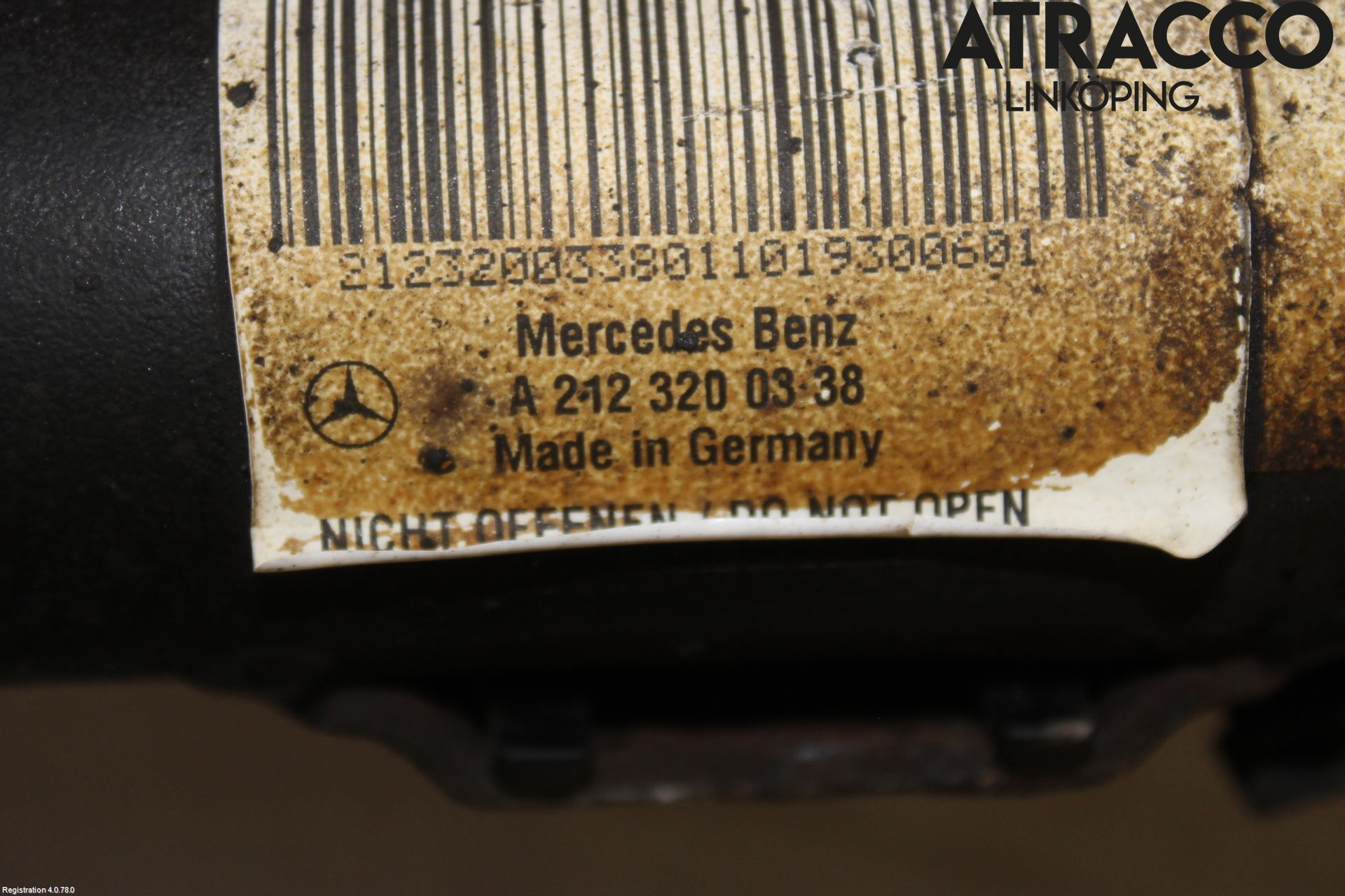 Mercedes-Benz MB E-KLASS (W212) 09-16 Fjærbein Foran Venstre