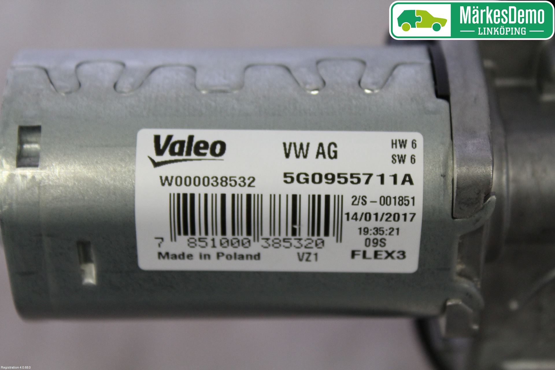 Volkswagen VW GOLF / E-GOLF VII 13-20 Viskermotor Bakluke