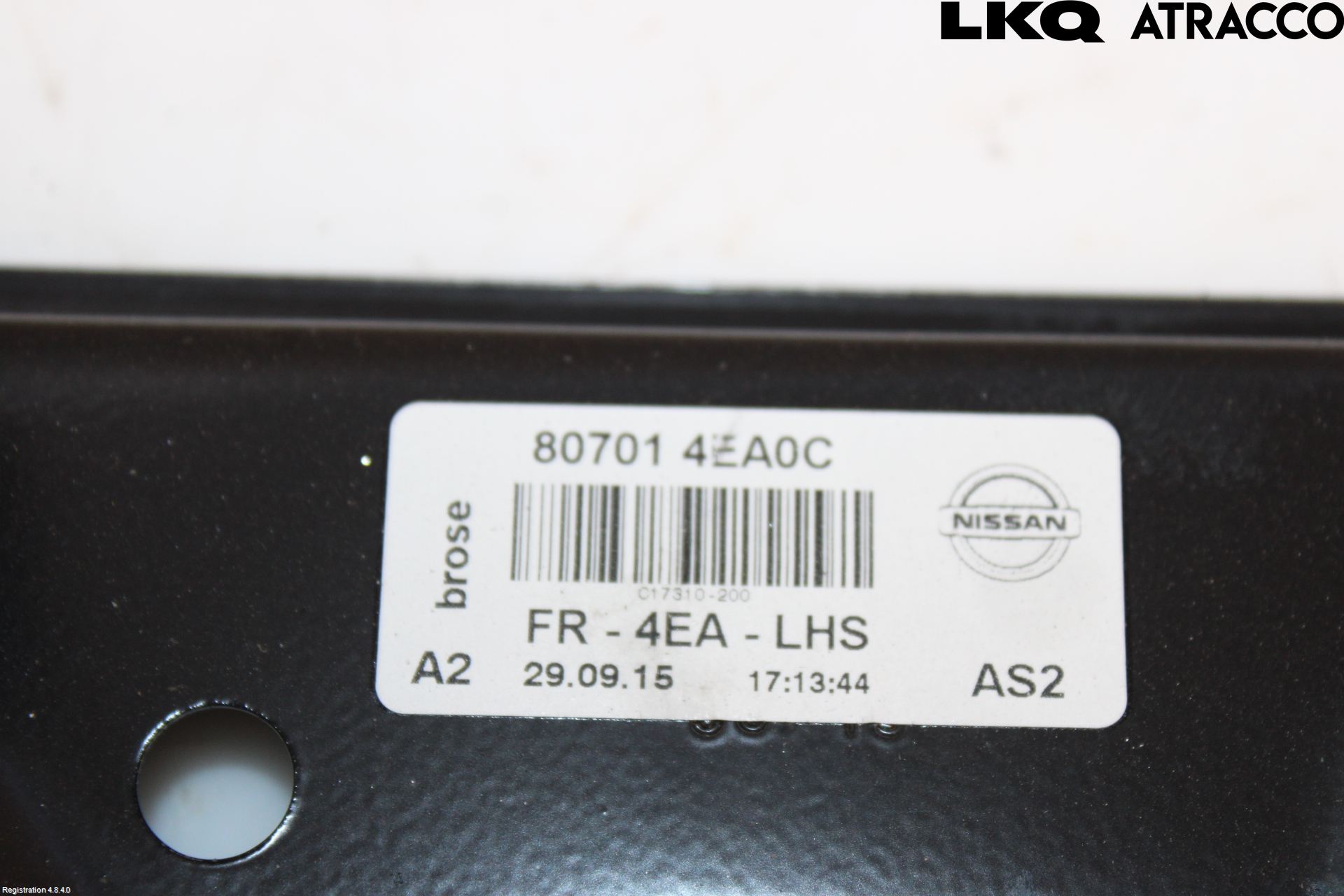Nissan QASHQAI 14-17 Vindusheis El Komp