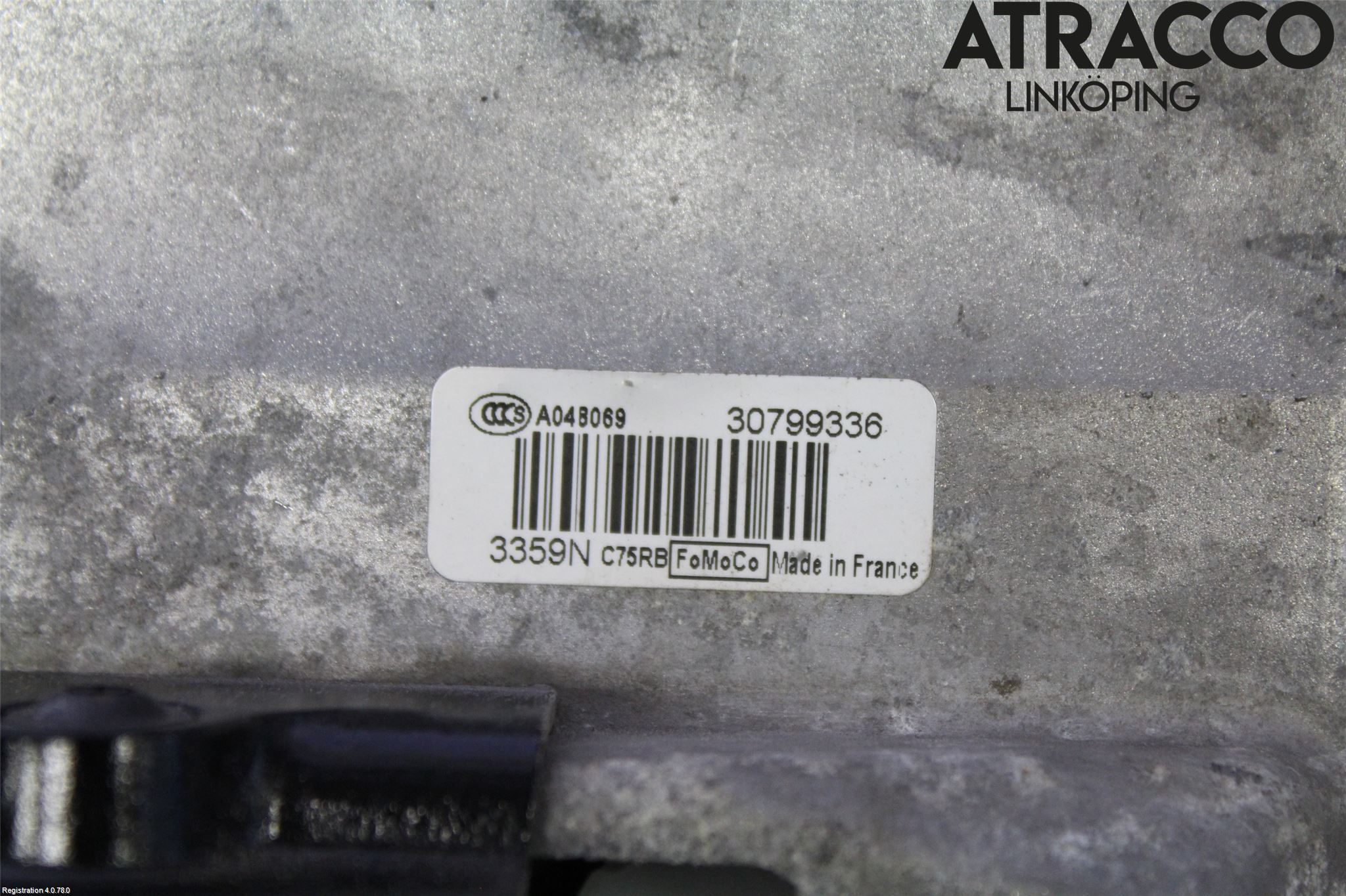 Volvo V50 08-12 Dørlås - Låsekasse